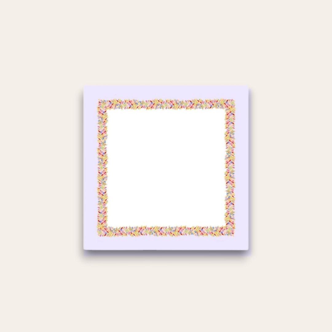 AWDH x DJPCo Lightest Lilac & Confetti Garland Paper Coaster