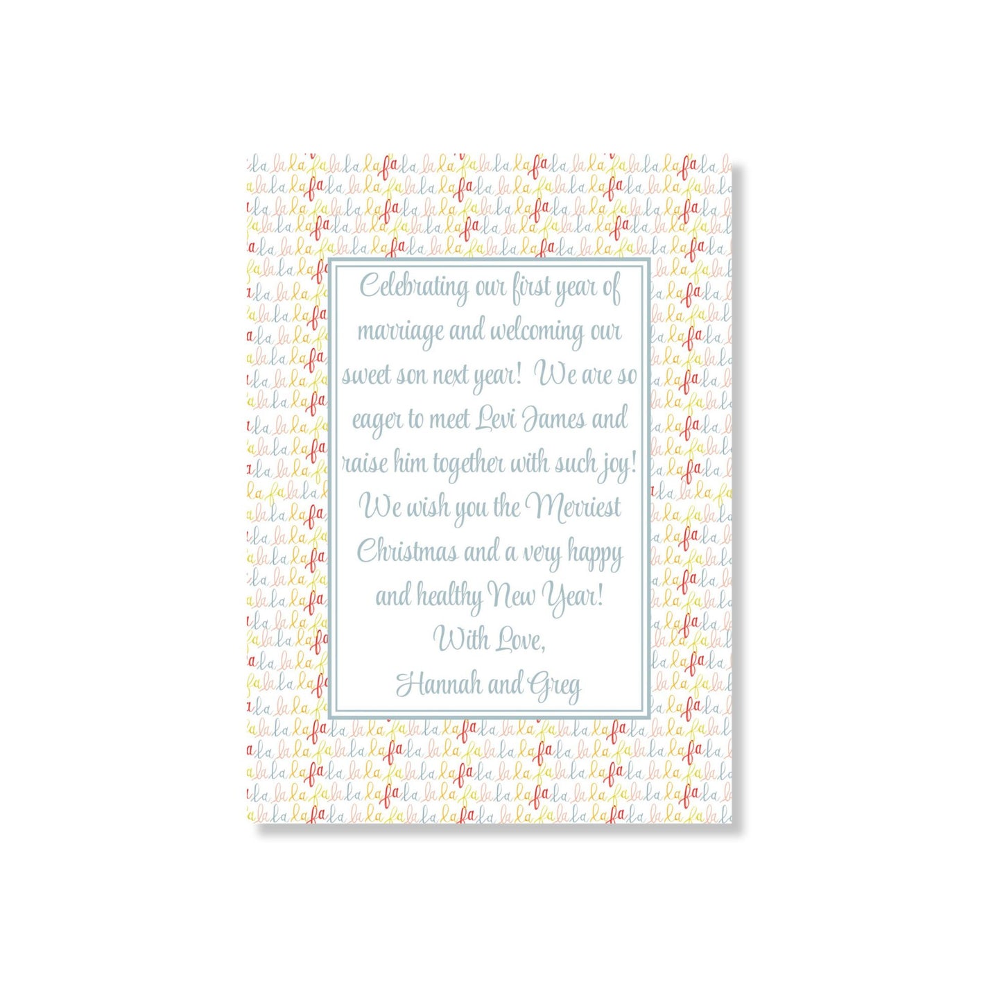 Falalalala Holiday Card
