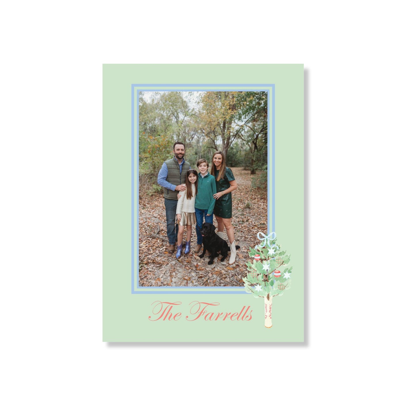 Cowboy Boot Christmas Holiday Card