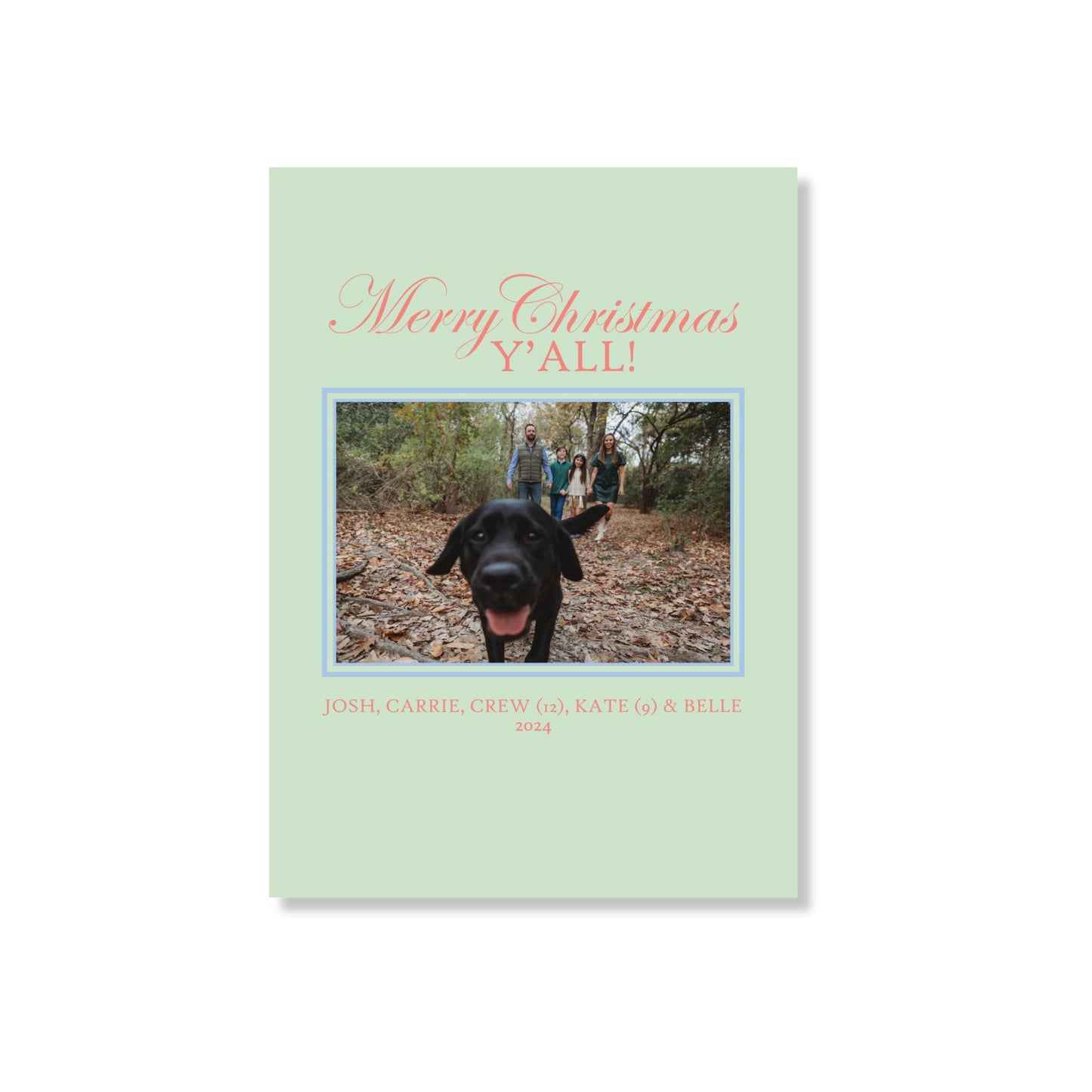 Cowboy Boot Christmas Holiday Card