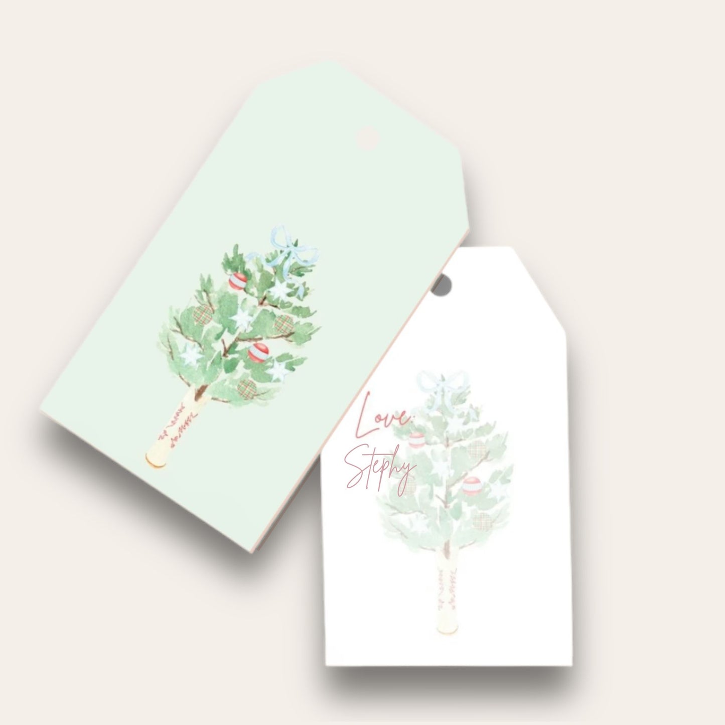 Cowboy Boot & Tree Big Gift Tags (Copy)