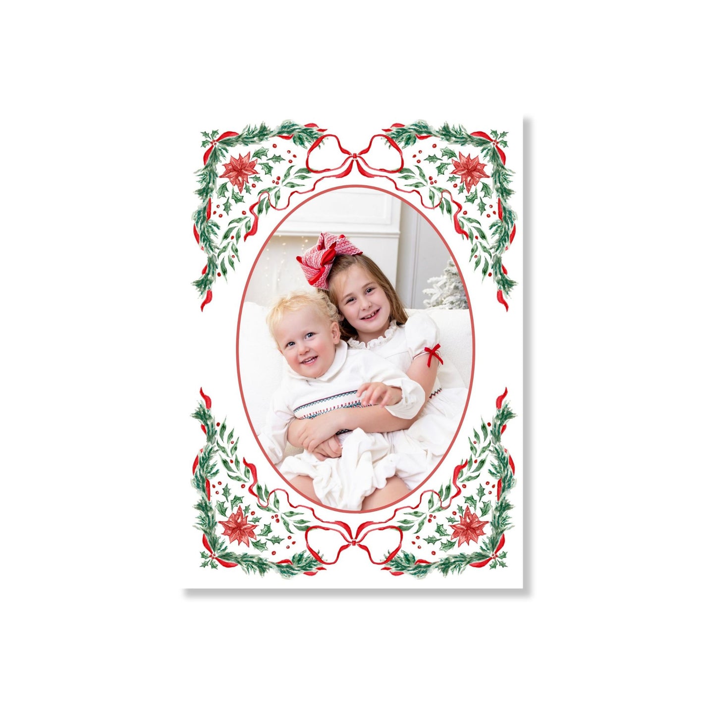 Cross Stitch Level Classic Holiday Card