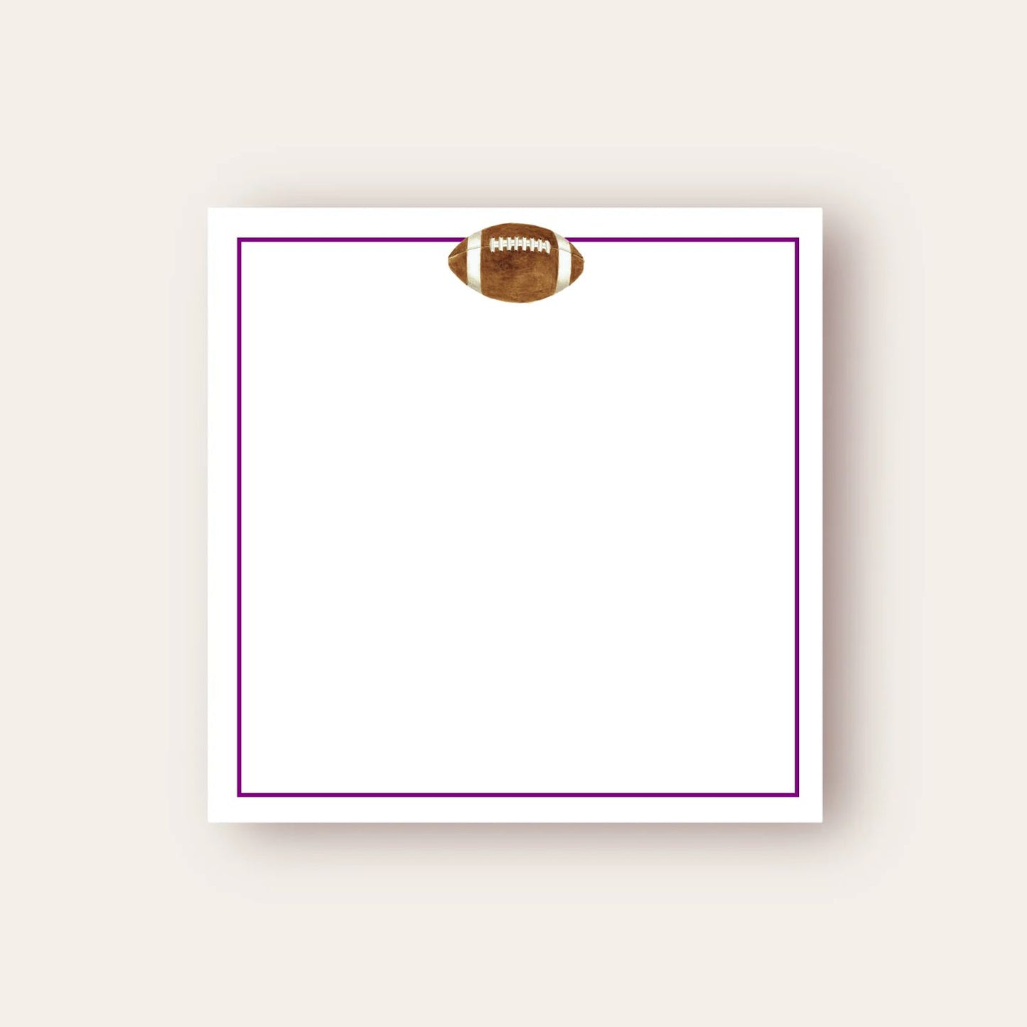 Football Season Baby Chunk Notepad