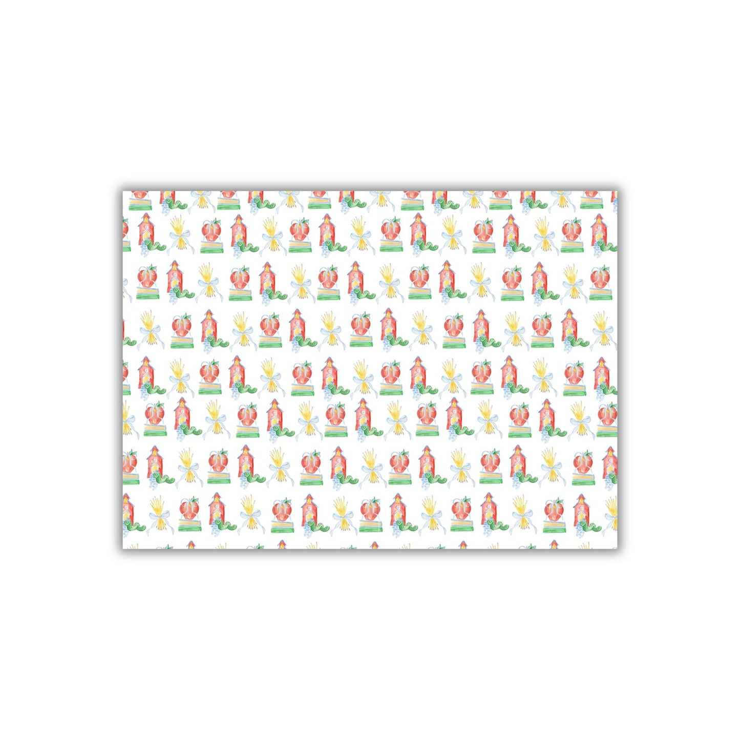 John's Apple Stationery Set