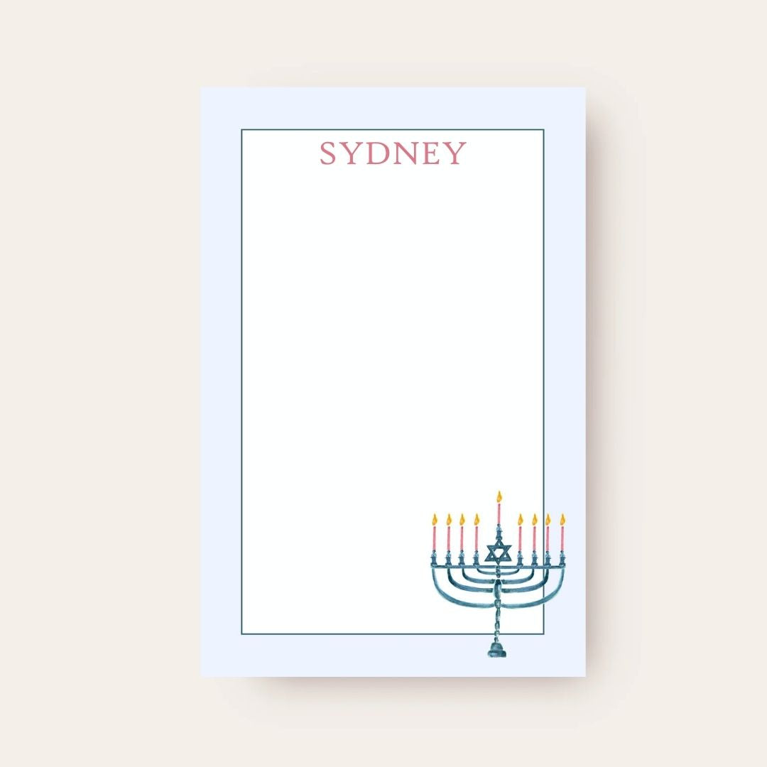 AWDH x DJPCo Happy Hanukkah Skinny Chunk Notepad