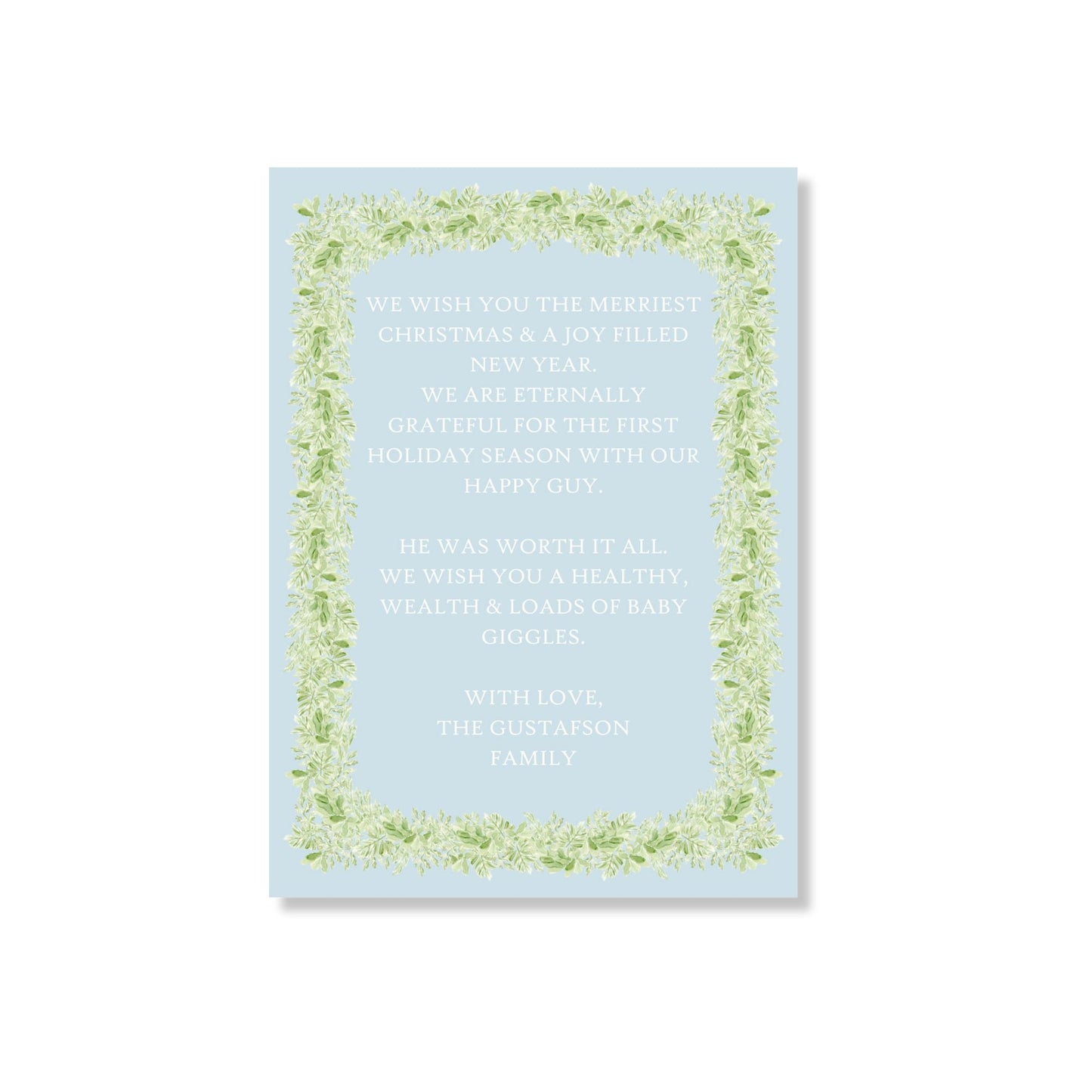 Joy to Our Whole World Holiday Card