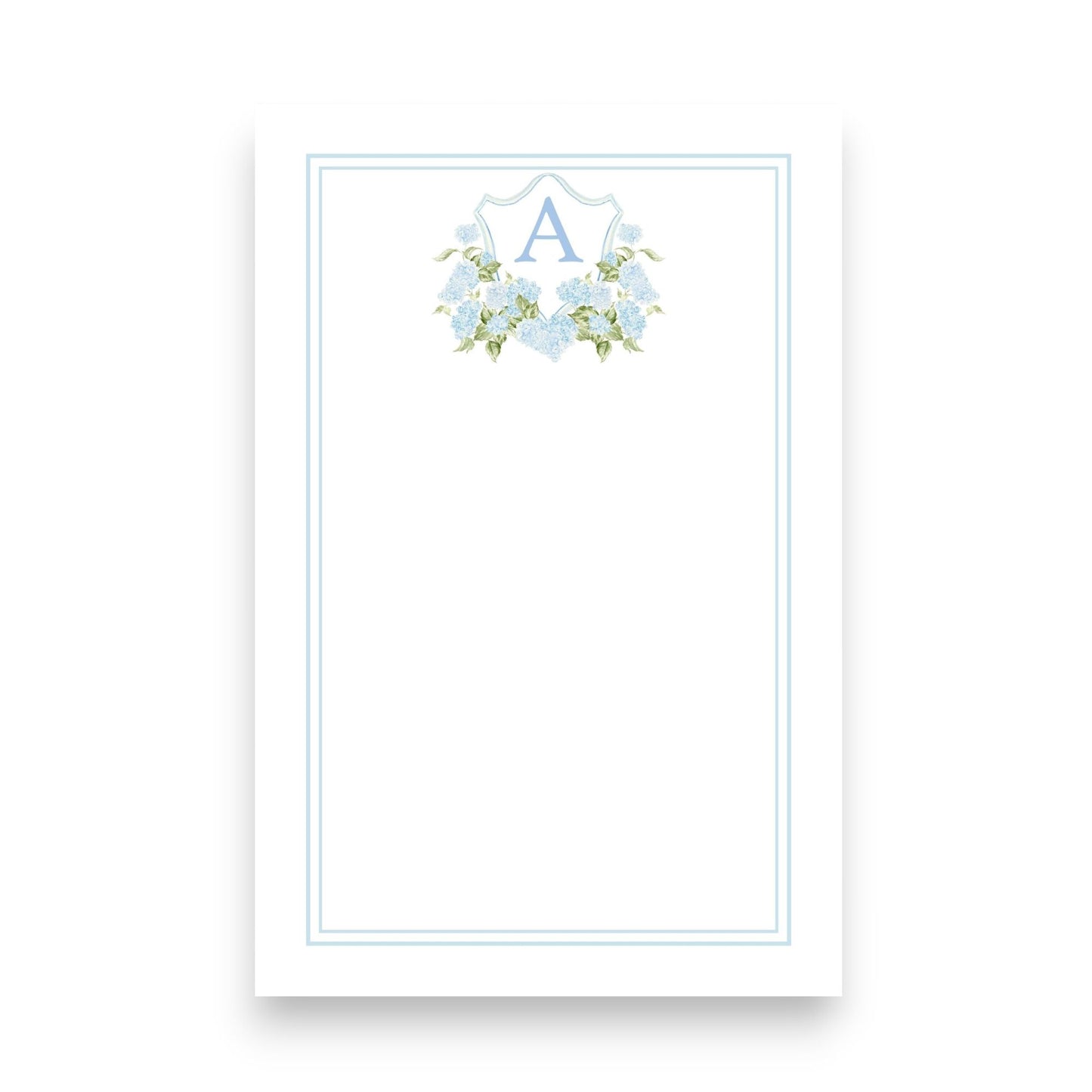 Hydrangea Crest Skinny Chunk Notepad