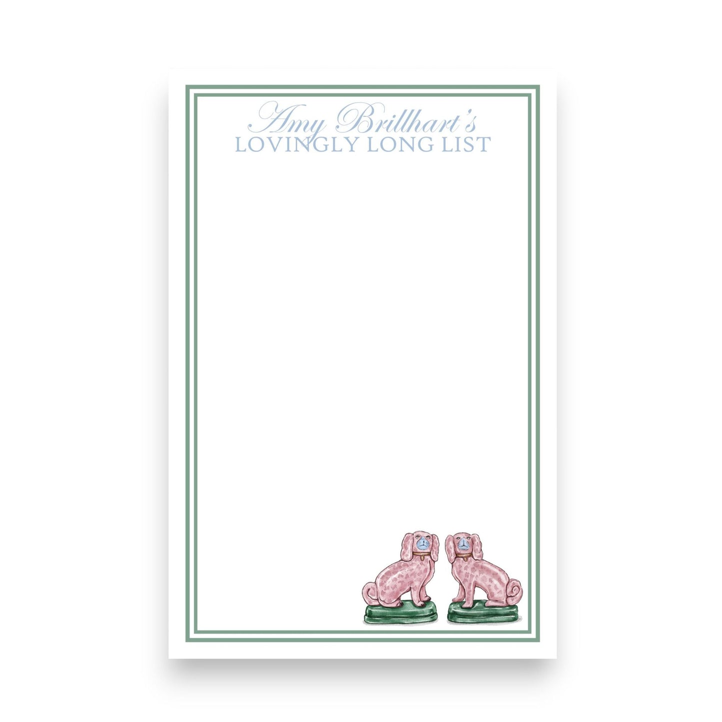 Staffordshire Skinny Chunk Notepad