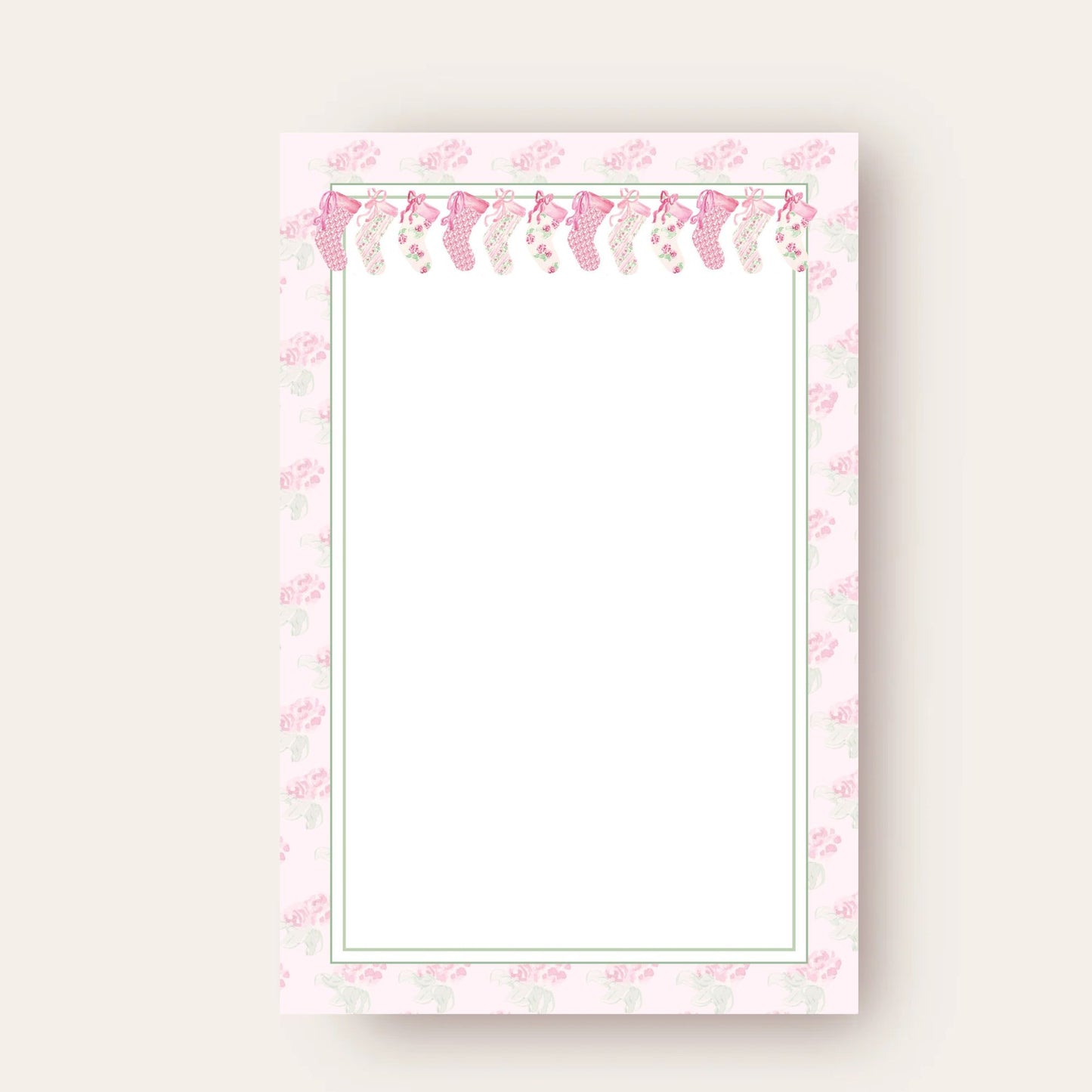 Loveshack, Fancy & Perfectly Pink Stockings Skinny Chunk Notepad