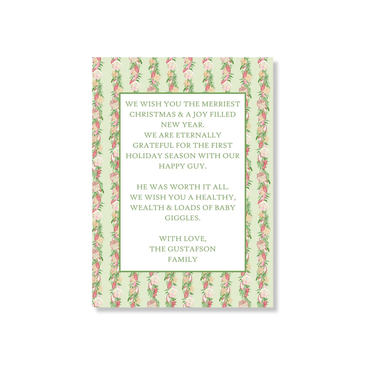 Pinky Promise, I Love Christmas Holiday Card