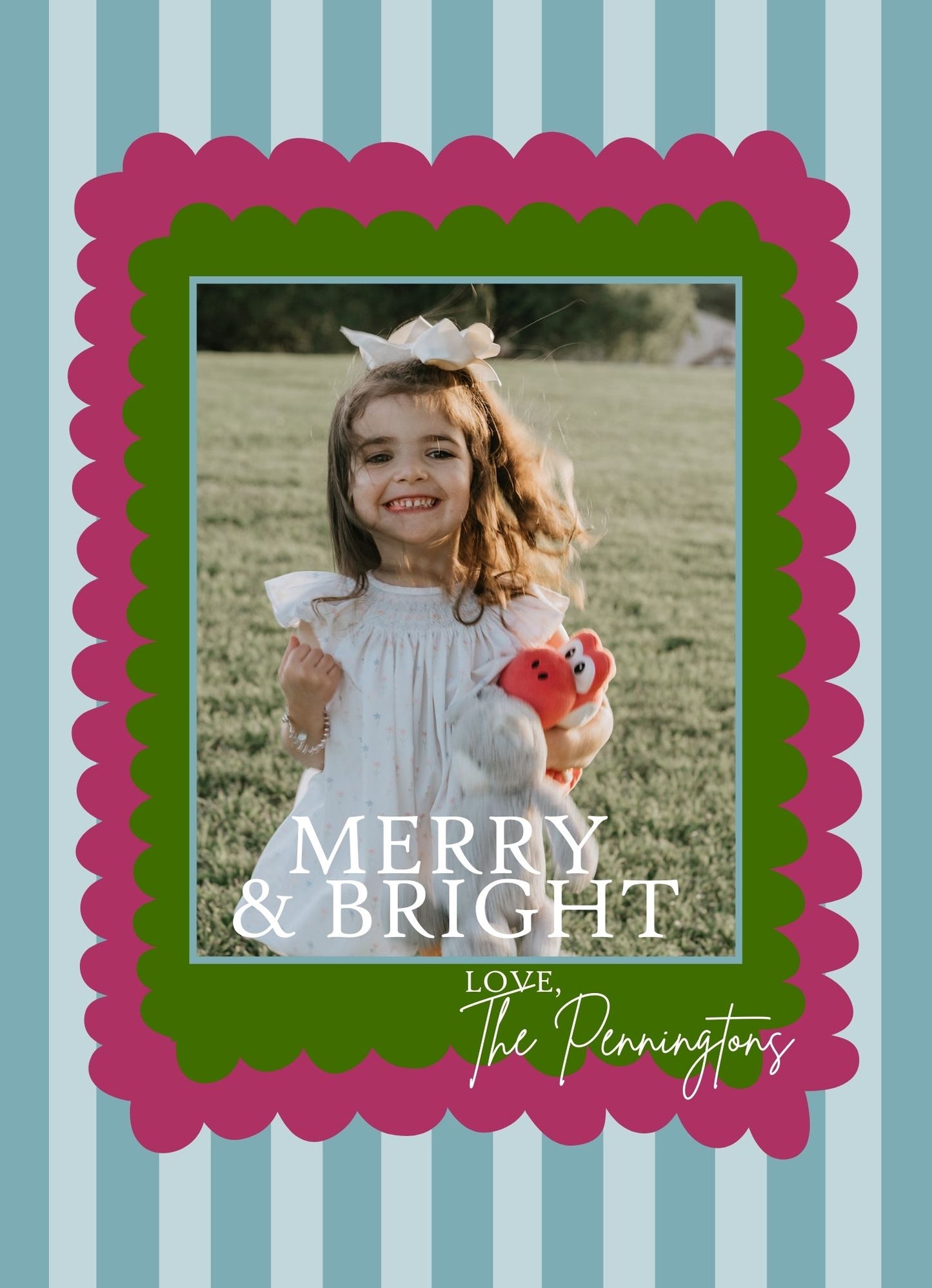 AWDH x DJPCo Scallop & Bright Holiday Card (Emily's Colorway)