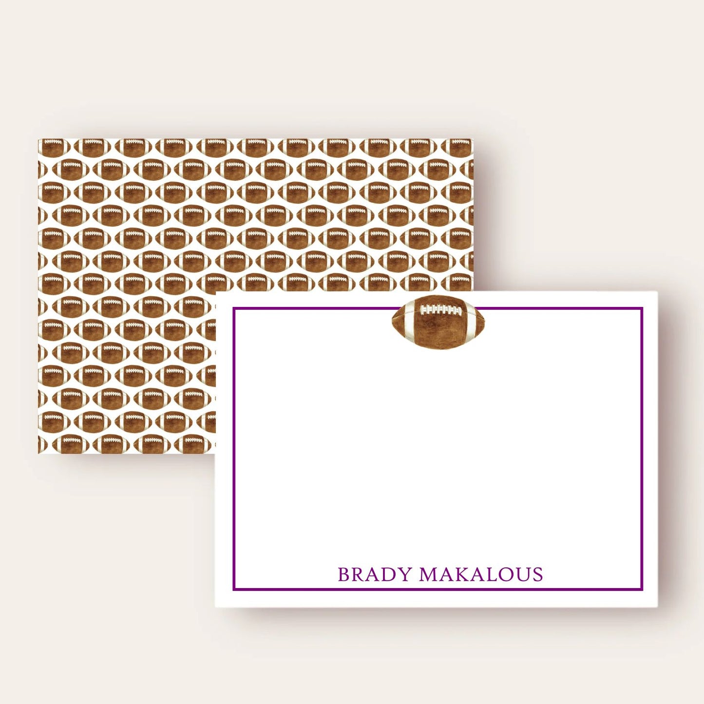 Football Season Stationery Set