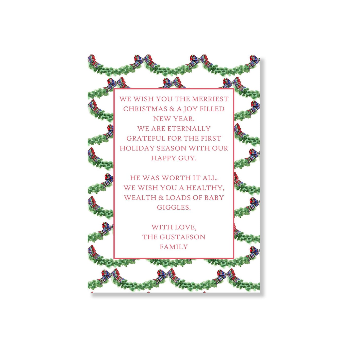 Preppy Preppy Holiday Holiday Card