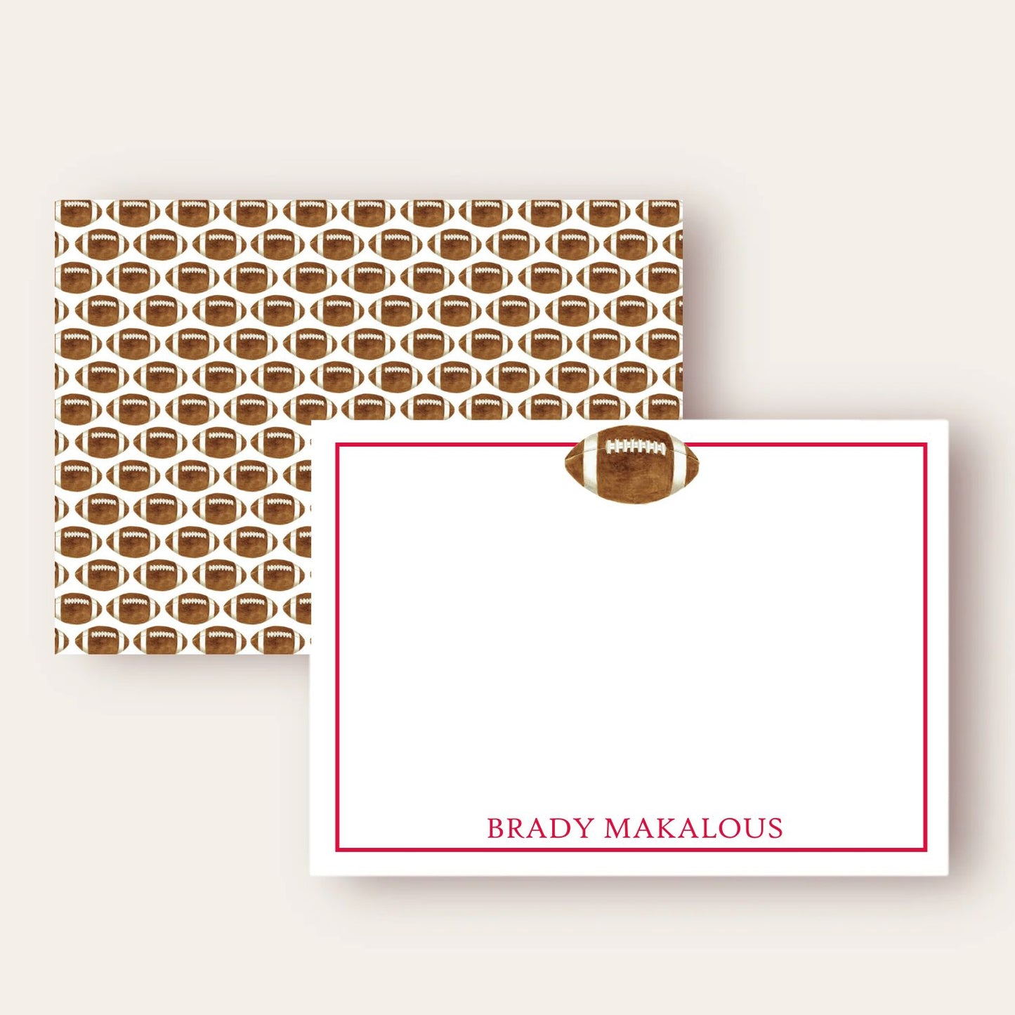 Football Season Stationery Set