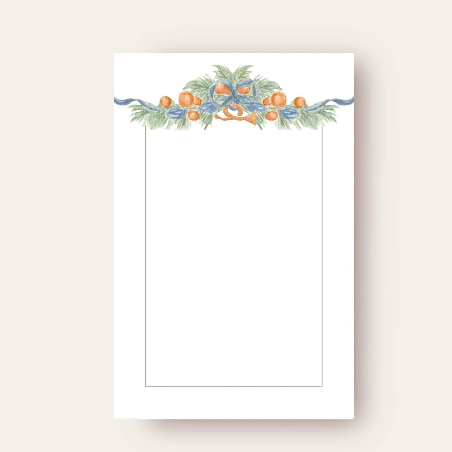 Orange Trumpet Swag Skinny Chunk Notepad