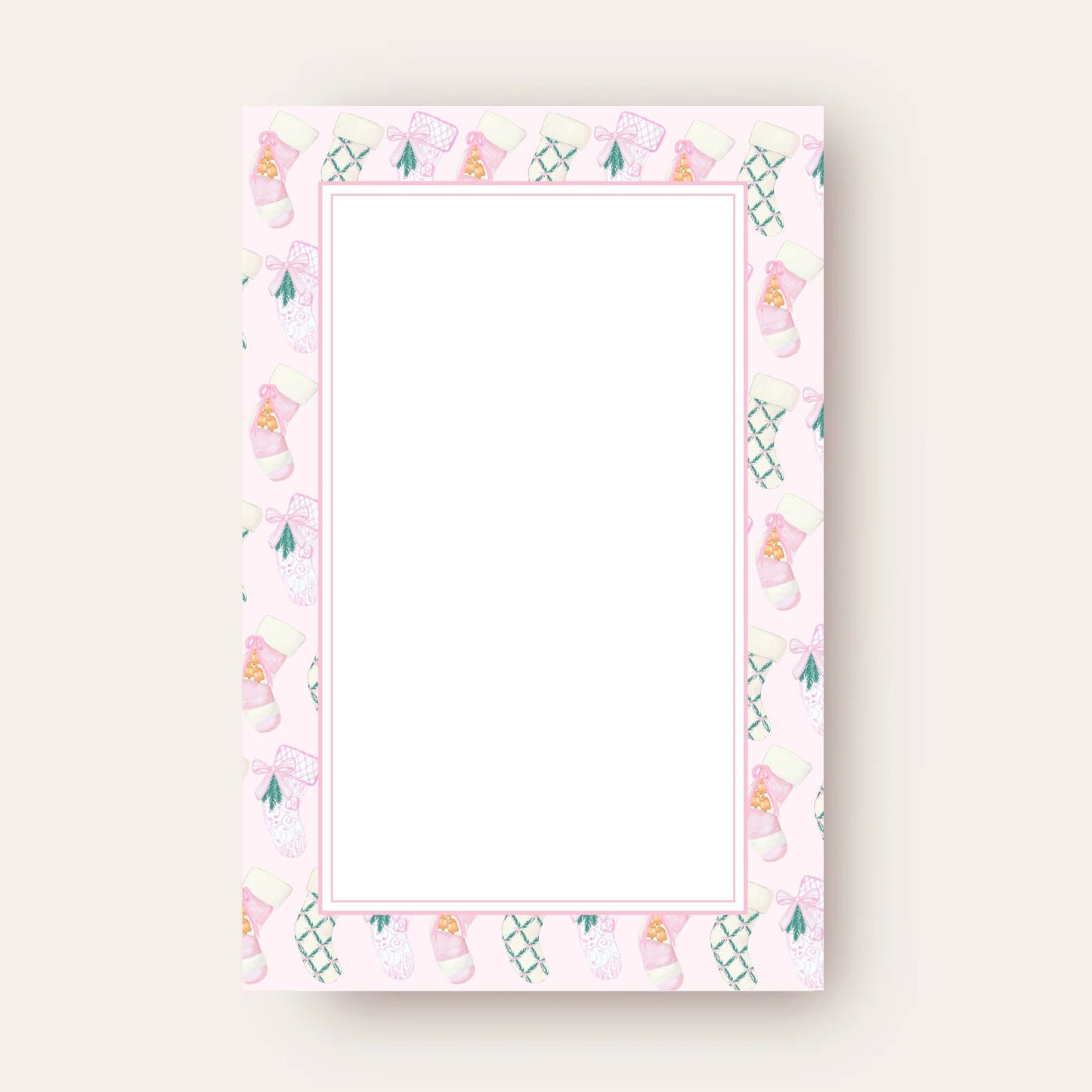 Sweet Stocking Skinny Chunk Notepad (Pink Edition)