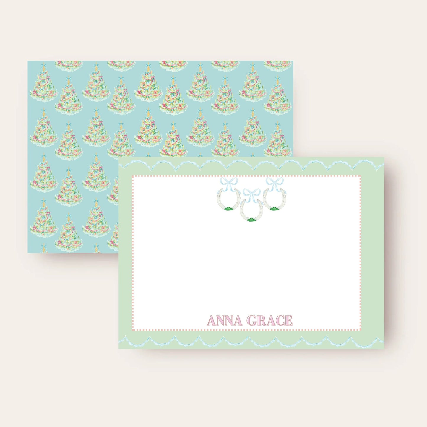 Three Horseshoes Stationery Set