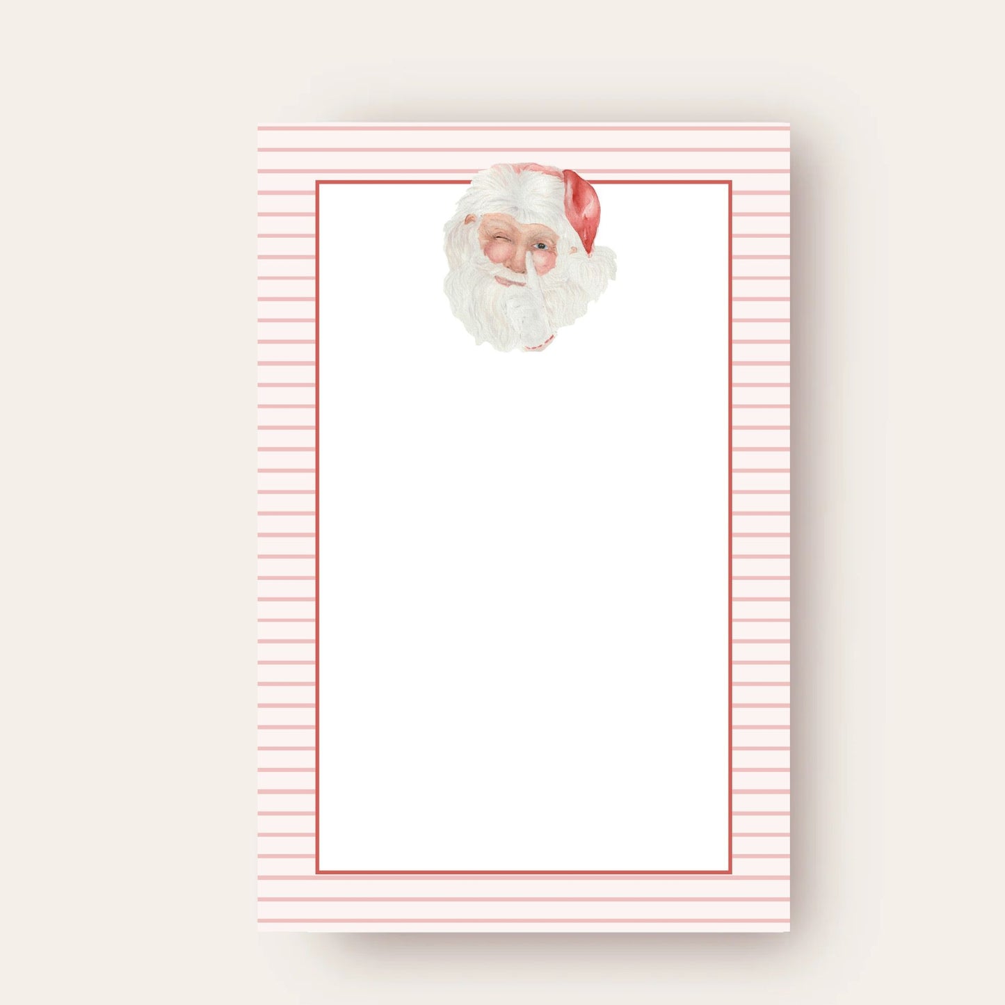 Classic Santa Claus Skinny Chunk Notepad
