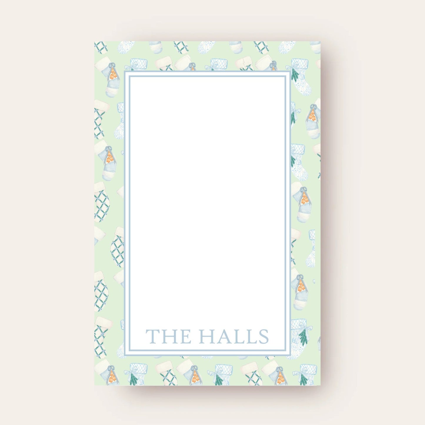 Sweet Stocking Skinny Chunk Notepad (Blue Edition)