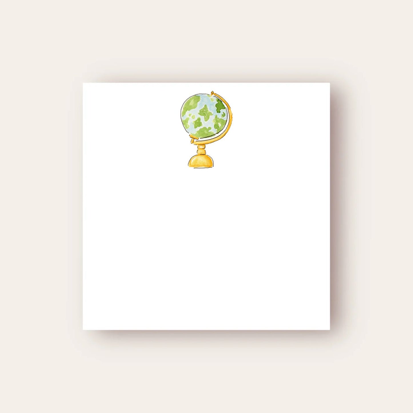 Globe & Gold Baby Chunk Notepad