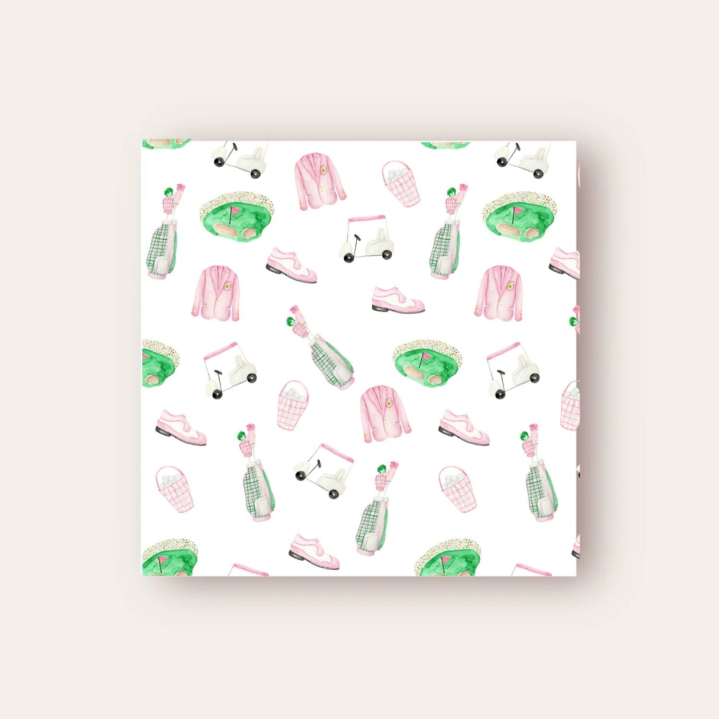 Pink Golf Bags Bag Tag