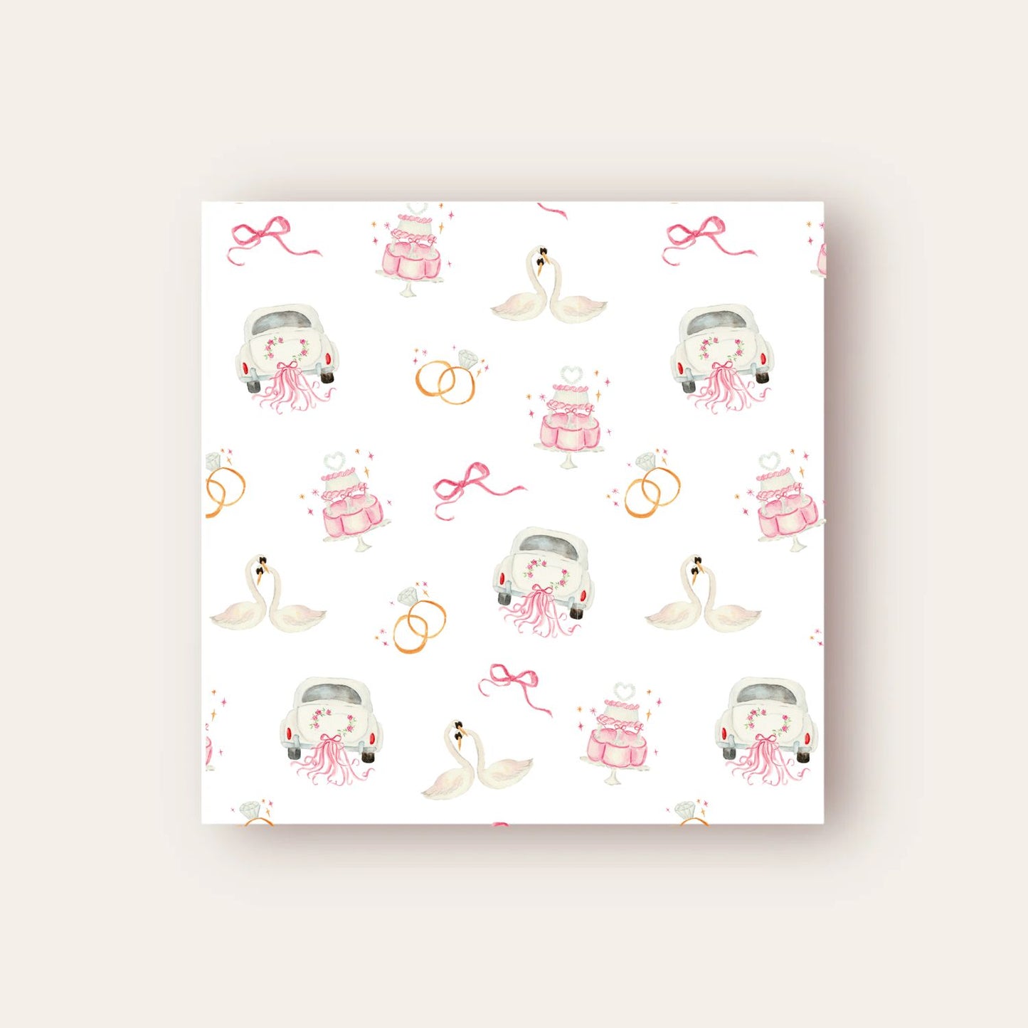 Newlyweds Paper Coaster