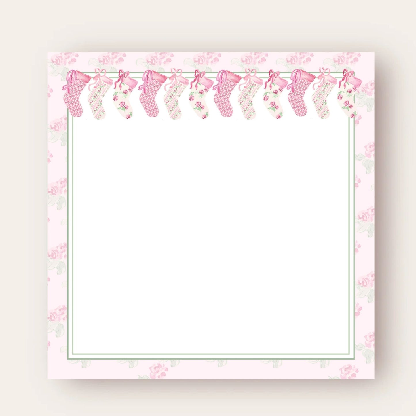 Loveshack, Fancy & Perfectly Pink Stockings Big Chunky Notepad