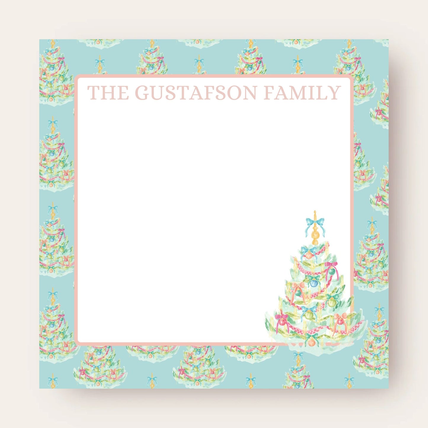 Happiest Christmas Tree Big Chunky Notepad