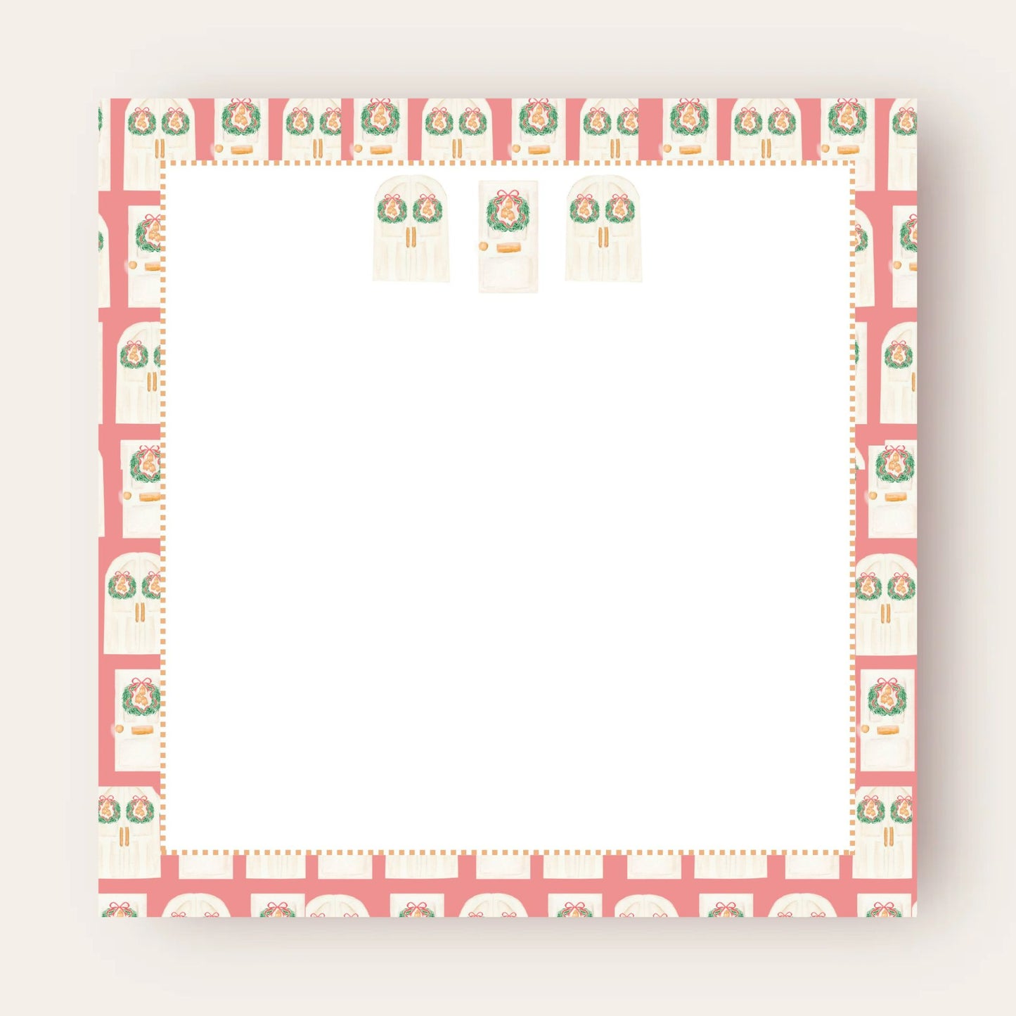 Happy Holiday Doors Big Chunky Notepad (White Edition)