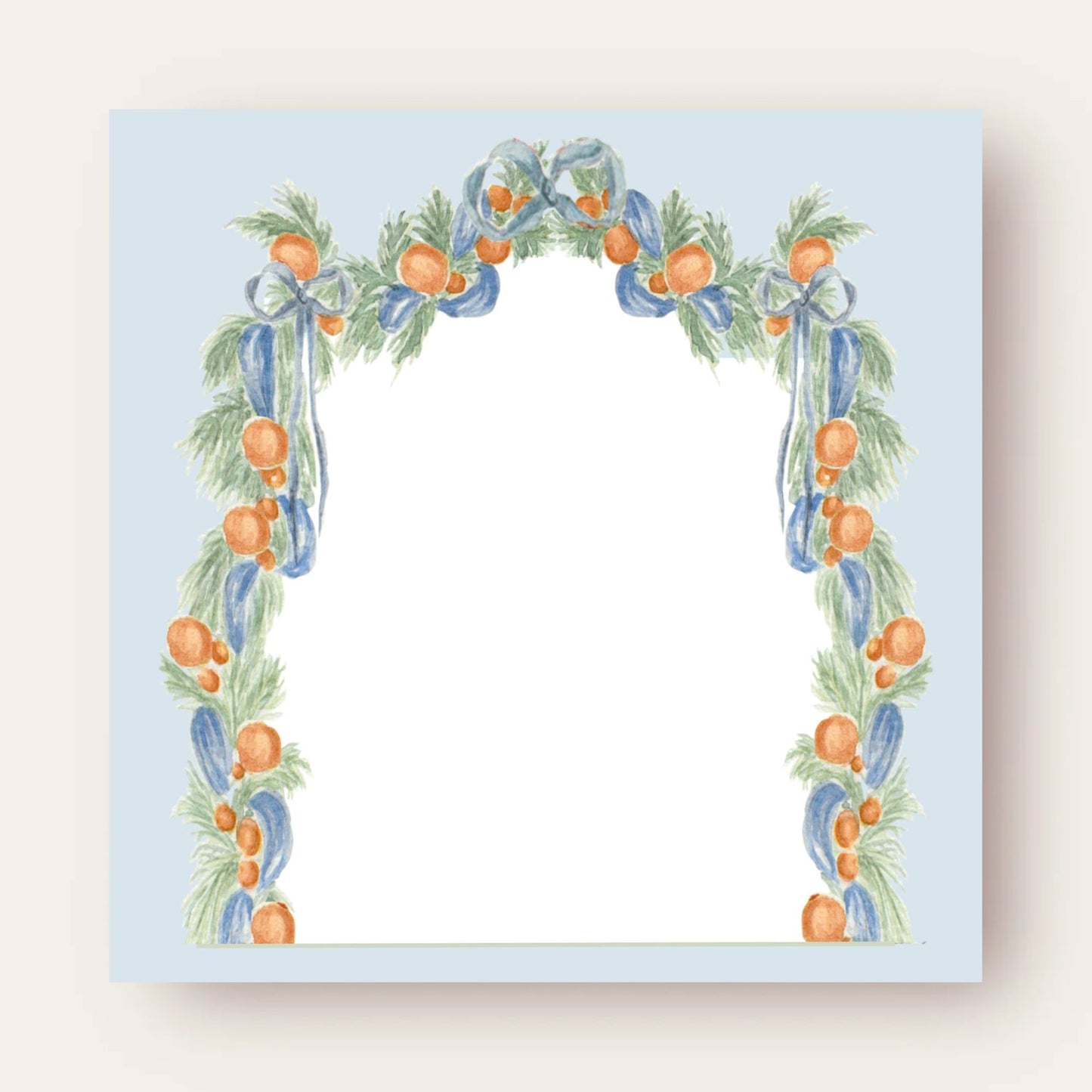 Orange Garland Big Chunky Notepad