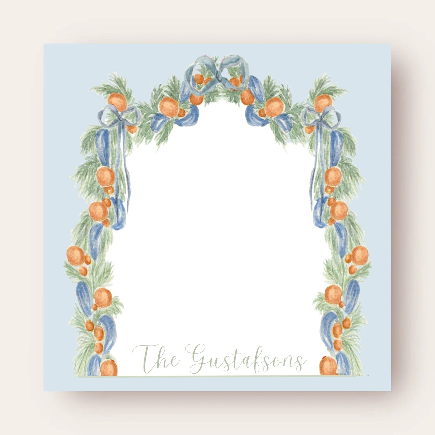 Orange Garland Big Chunky Notepad
