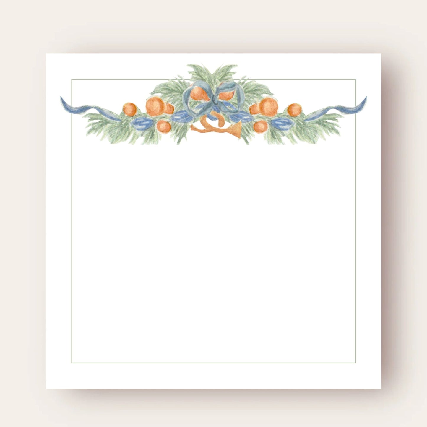 Orange Trumpet Swag Big Chunky Notepad