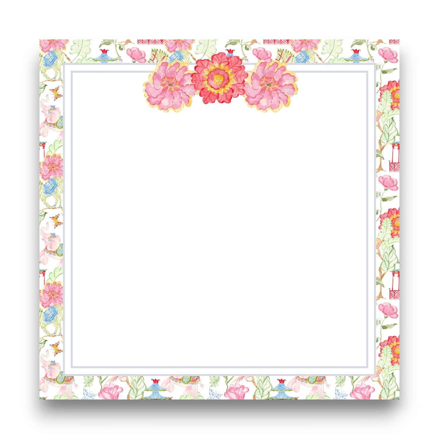 Mahjong Flowers Big Chunky Notepad