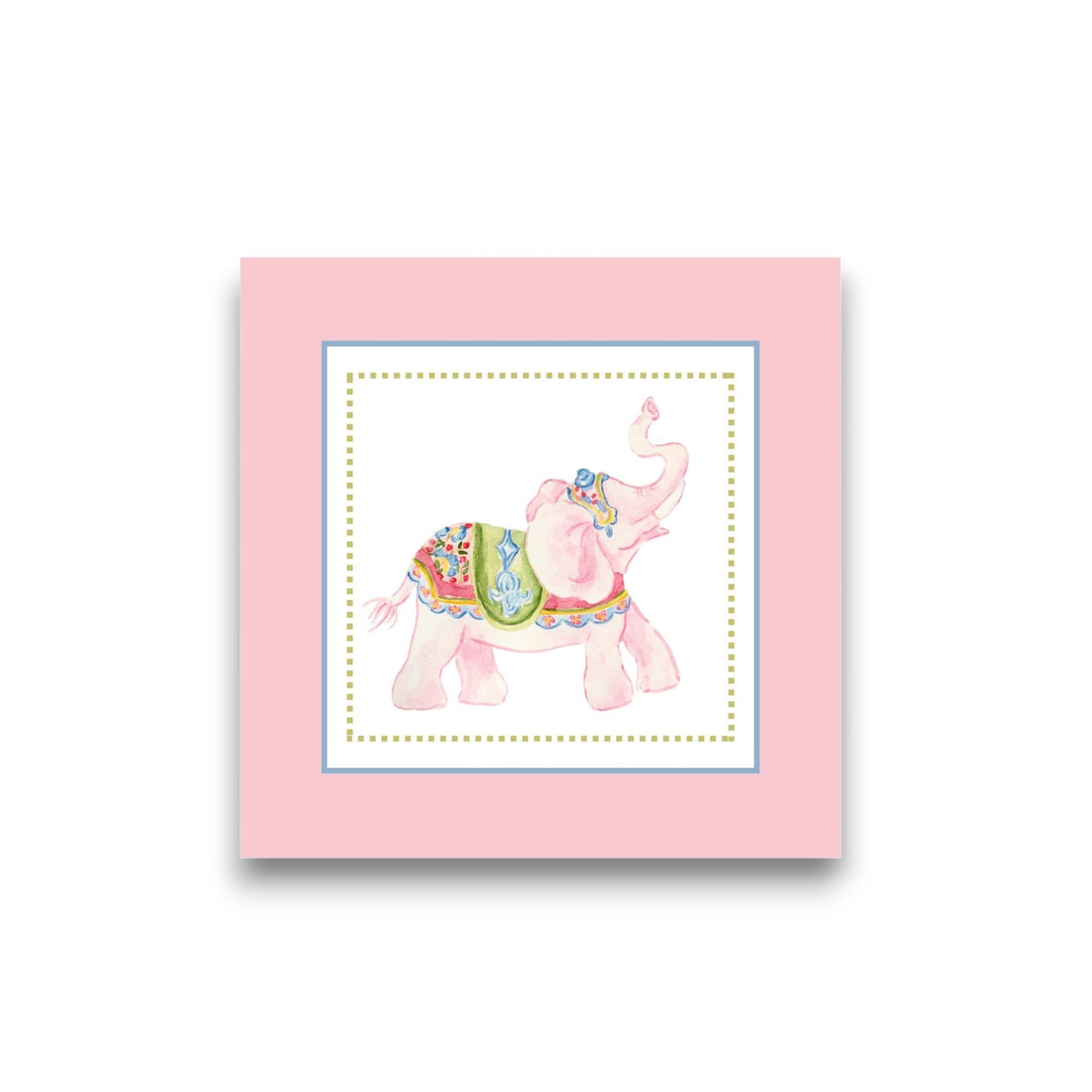 Mahjong Elephant Paper Coaster