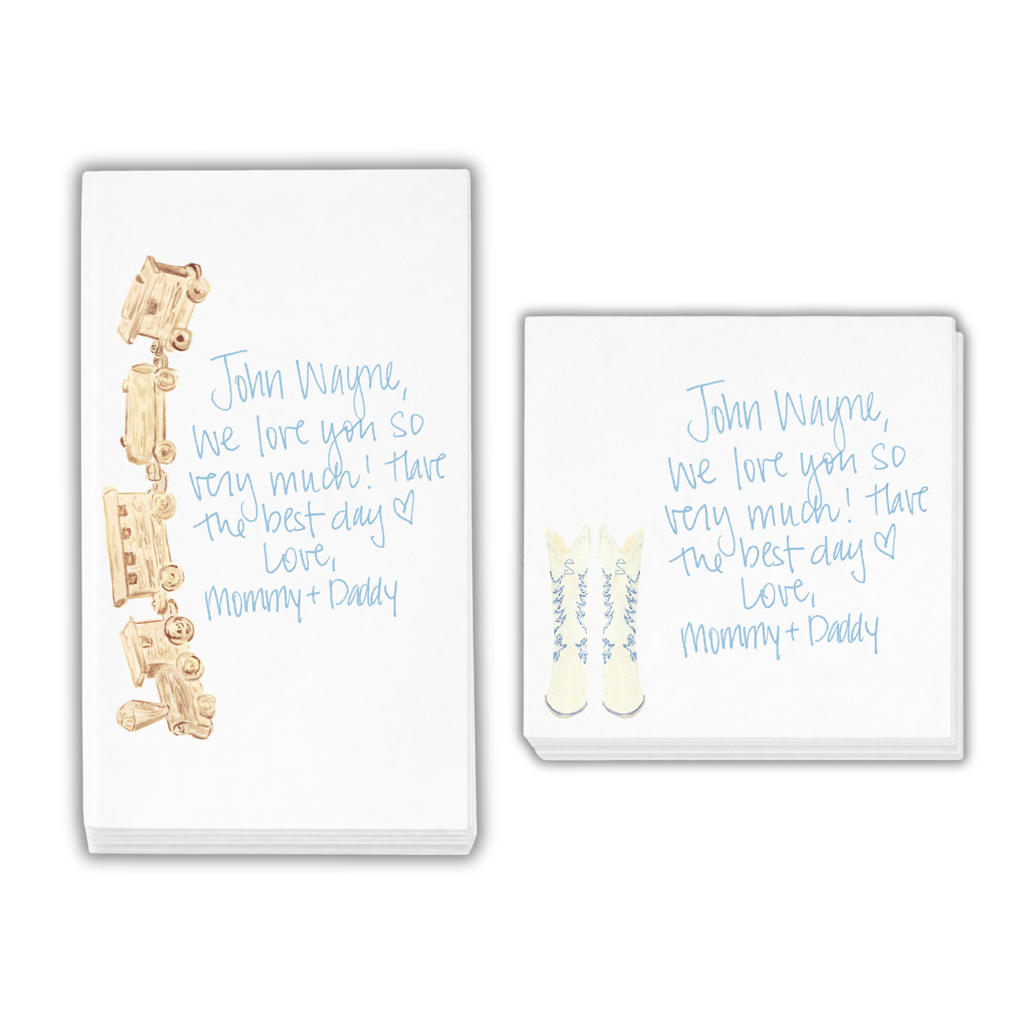 School Lunch Love Notes on Napkins (Linun Like)