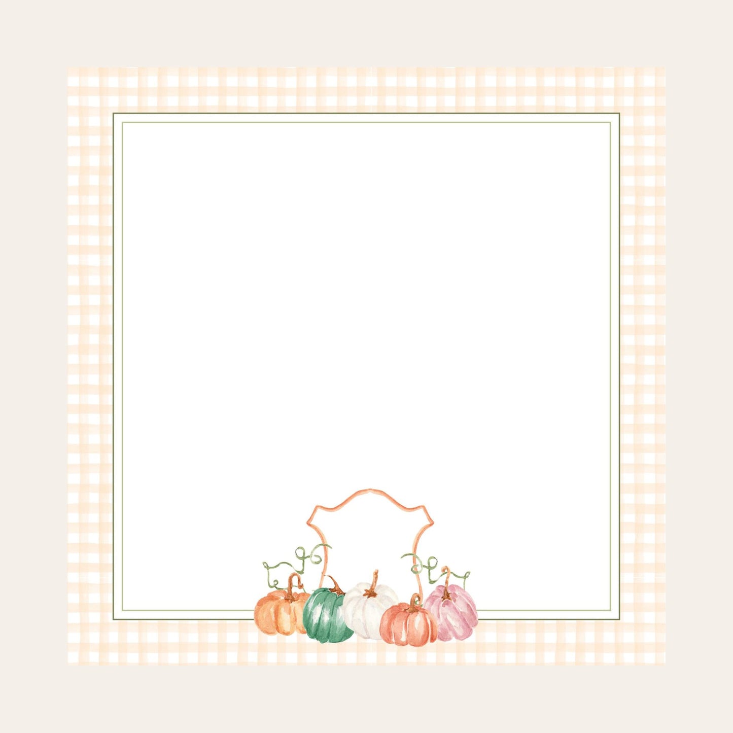 MacKenzie Pumpkin Crest Big Chunky Notepad