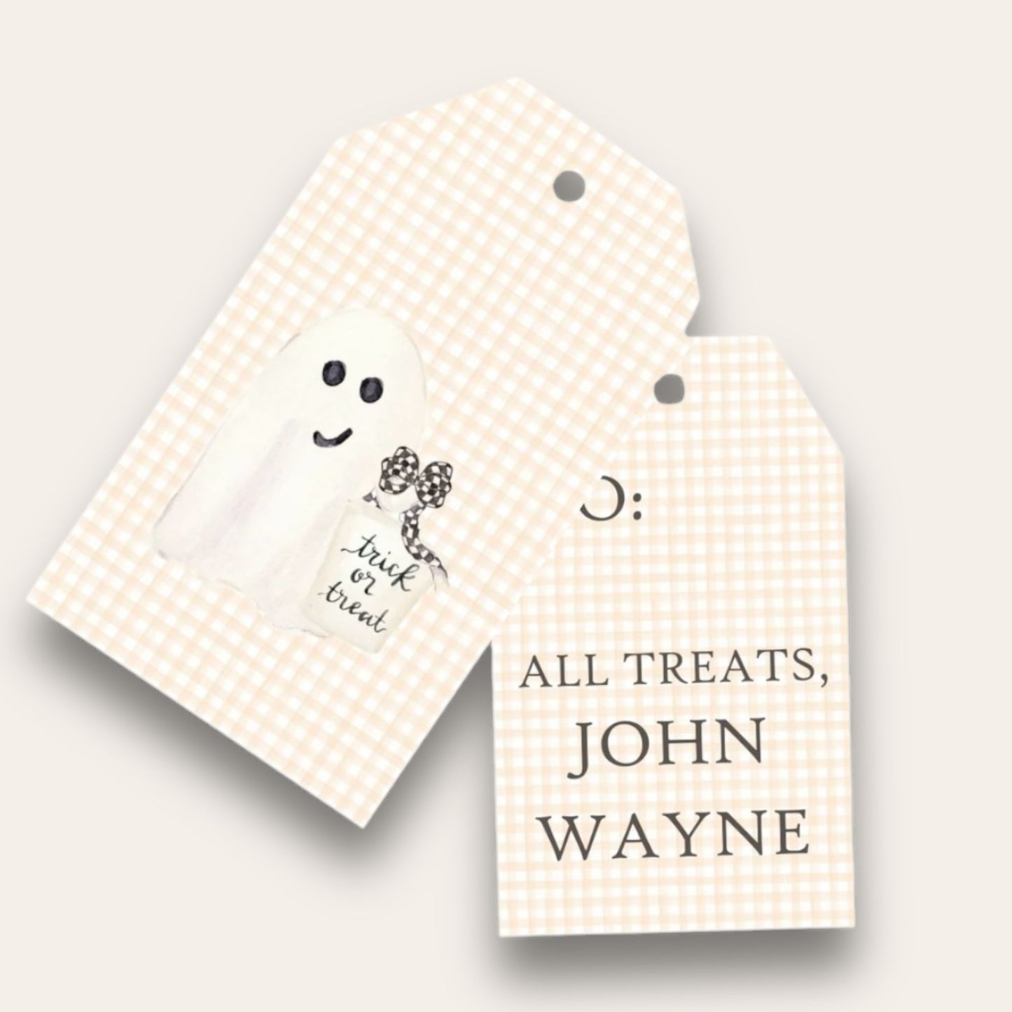 Ghostly Malone Big Gift Tags