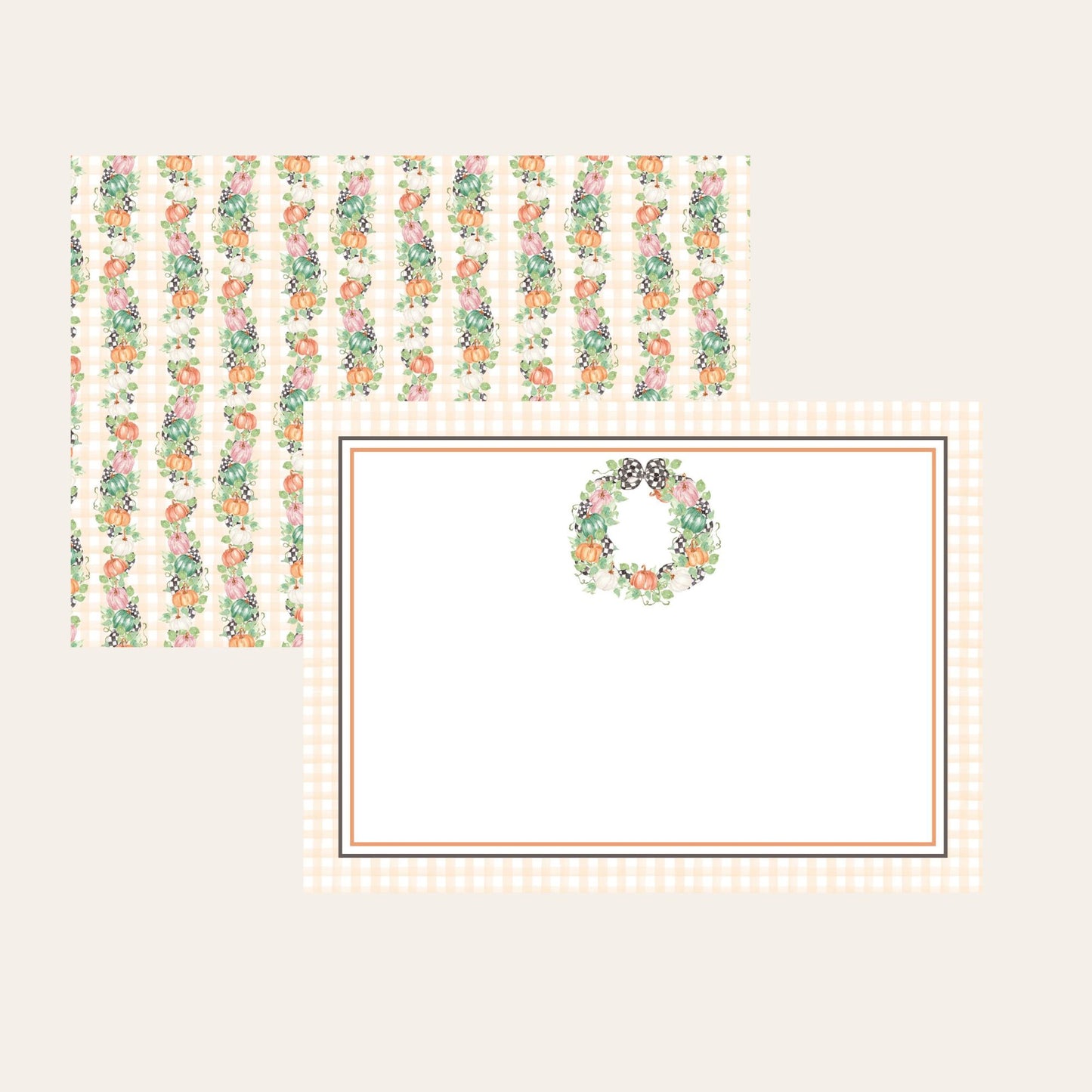 MacKenzie Fall Wreath Stationery Set