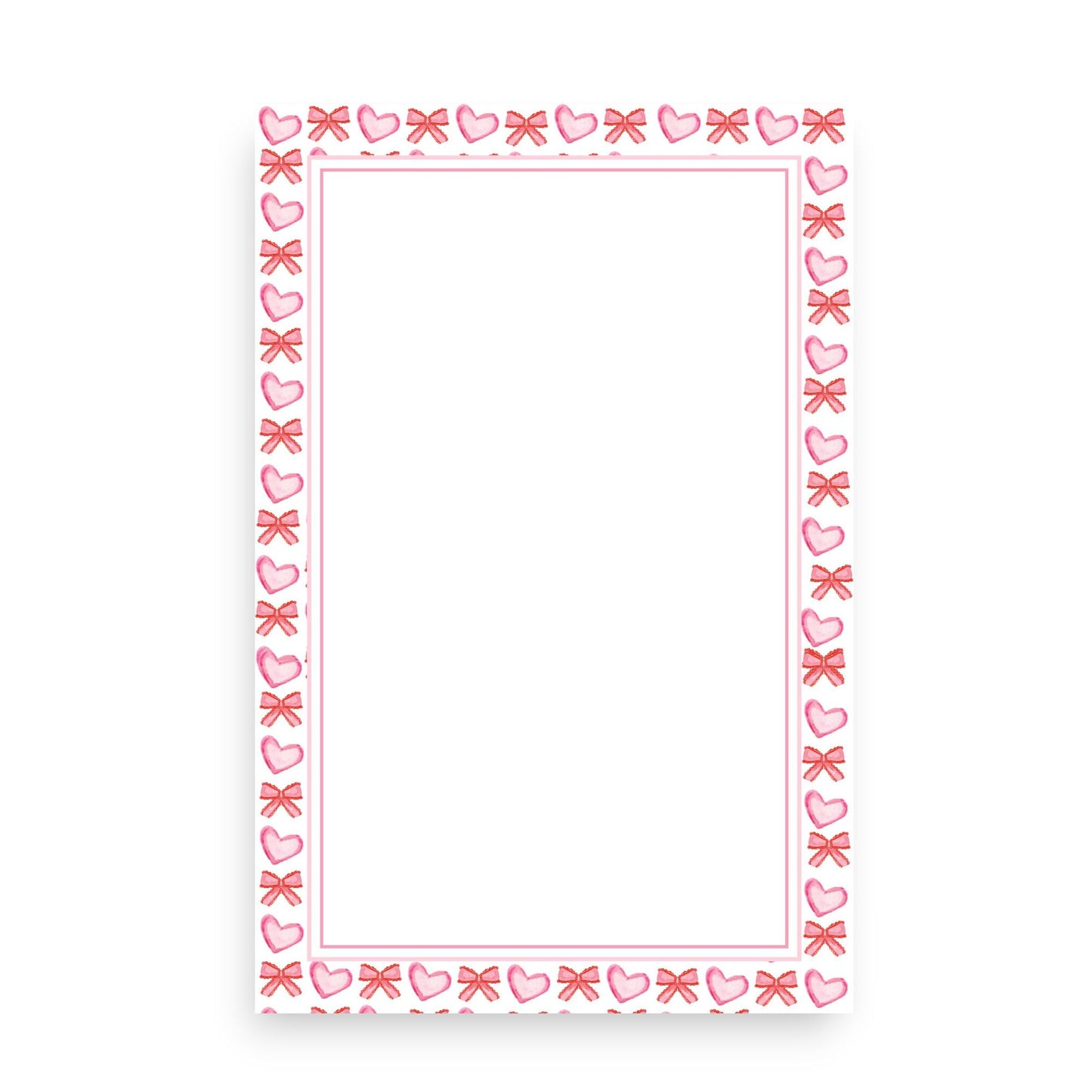 XO Love and Bows Skinny Chunk Notepad