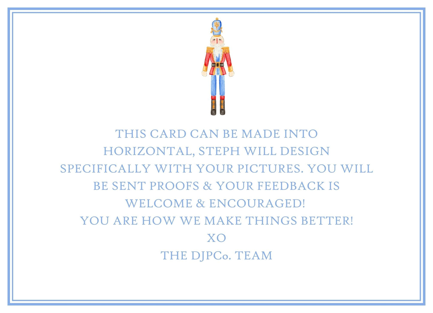 Petite Pinkie Plaid Holiday Card