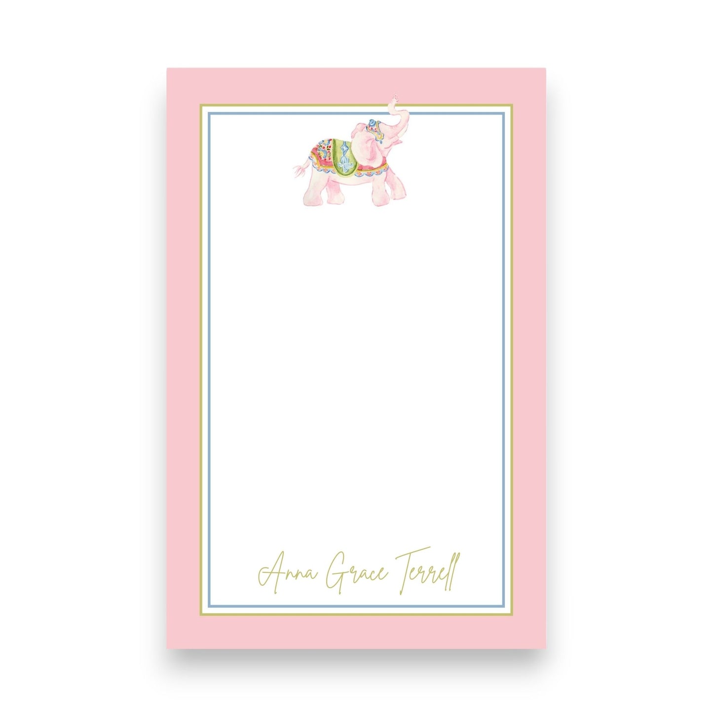 Mahjong Elephant Skinny Chunk Notepad