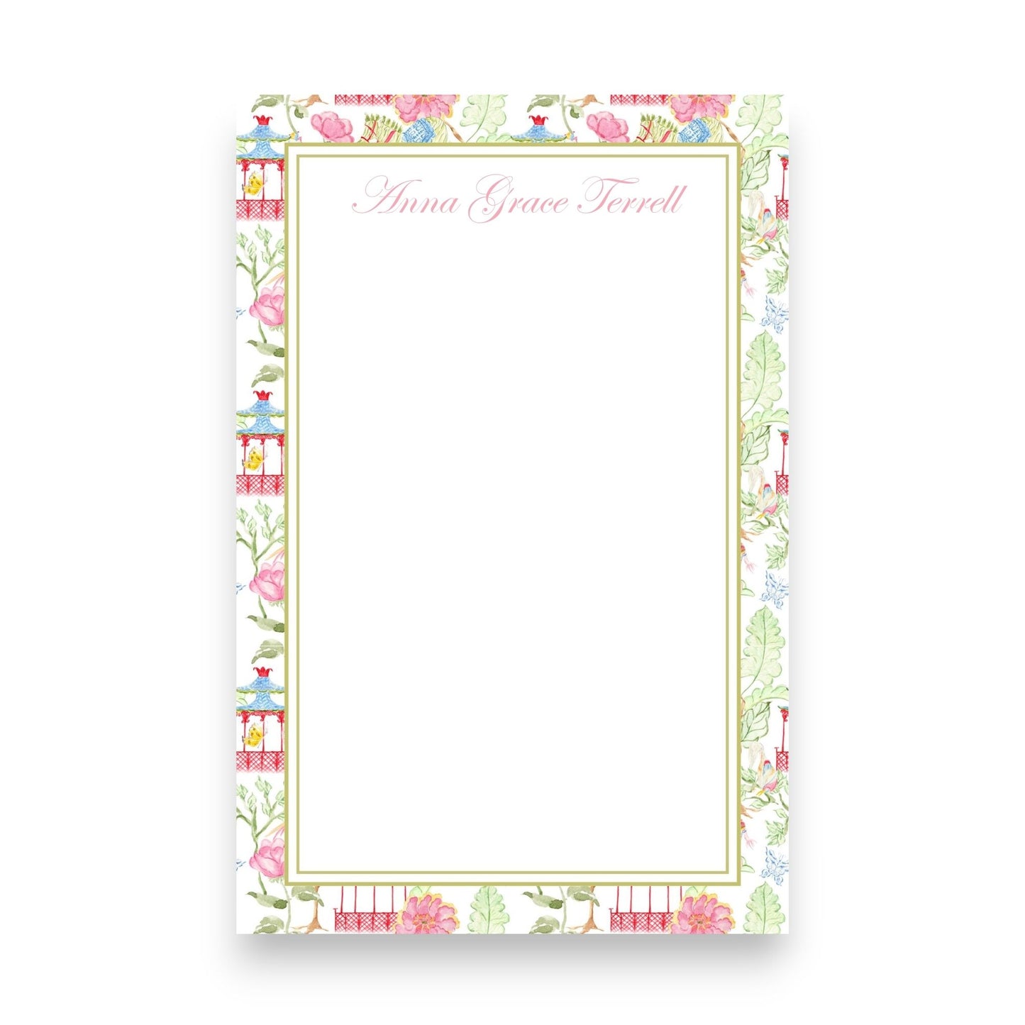 Mahjong Elephant & Zebra Skinny Chunk Notepad