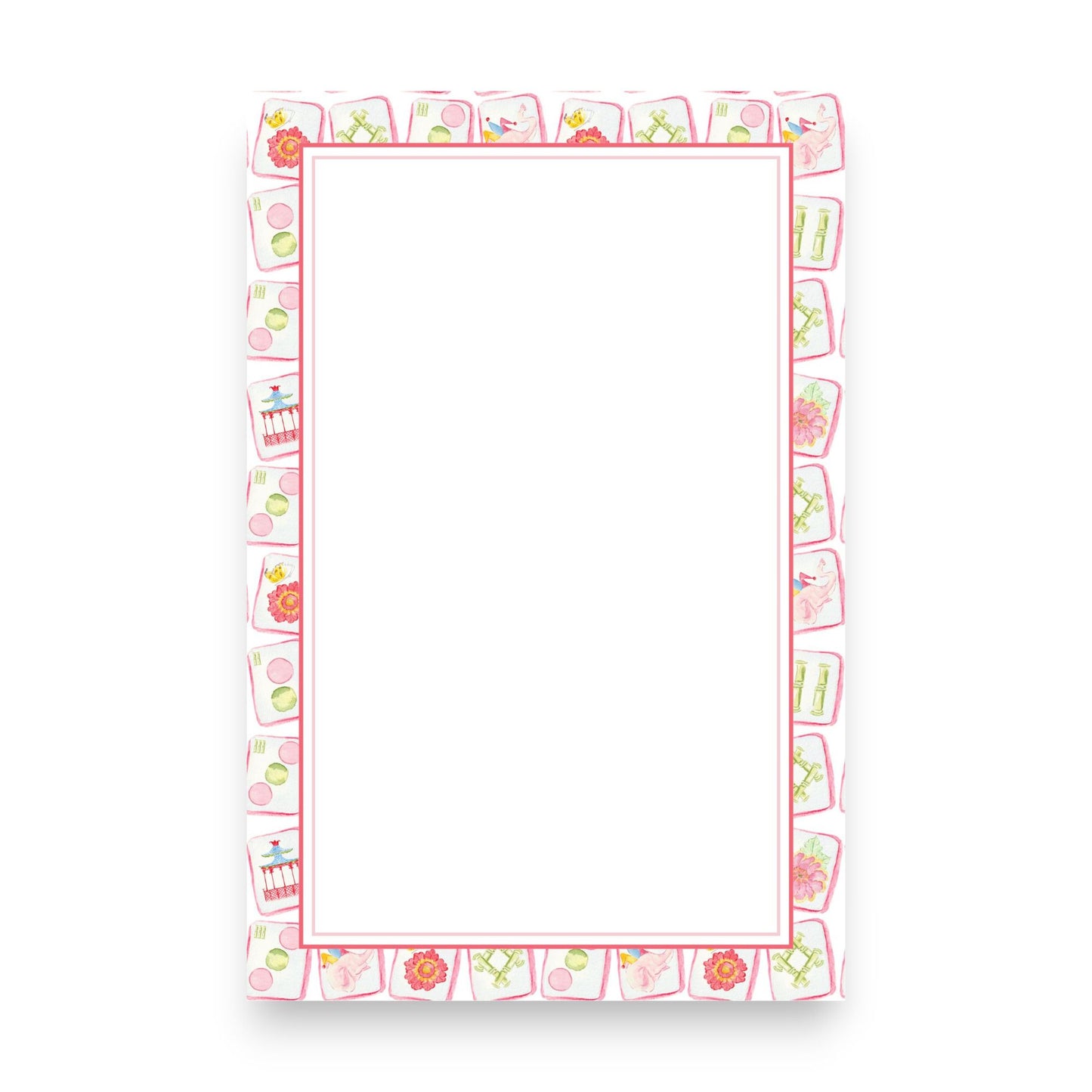 Mahjong Tiles Skinny Chunk Notepad