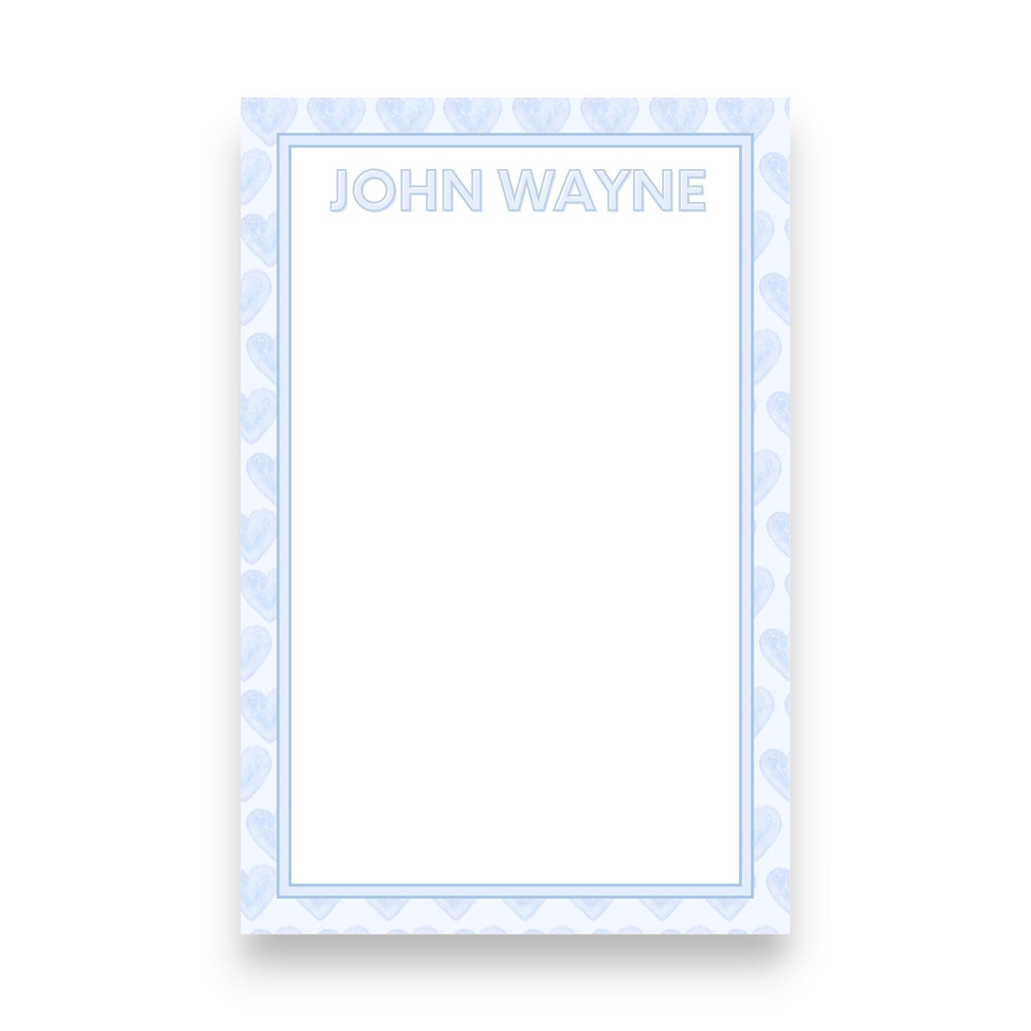 John Wayne's Valentine Skinny Chunk Notepad