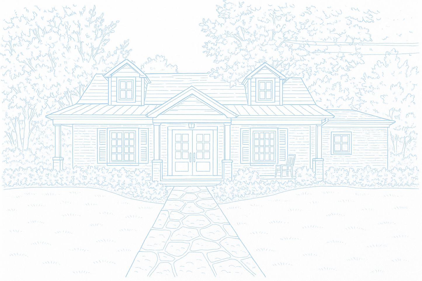Home Logos/Custom Home Portrait