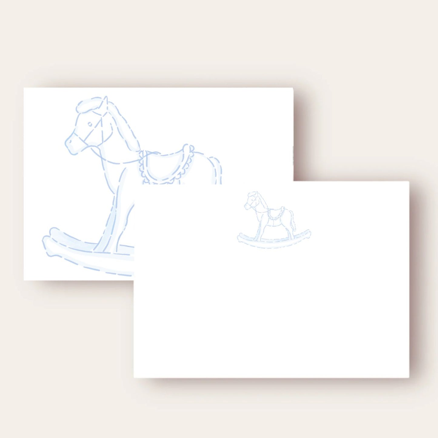 Rocking Horse Stationery Set