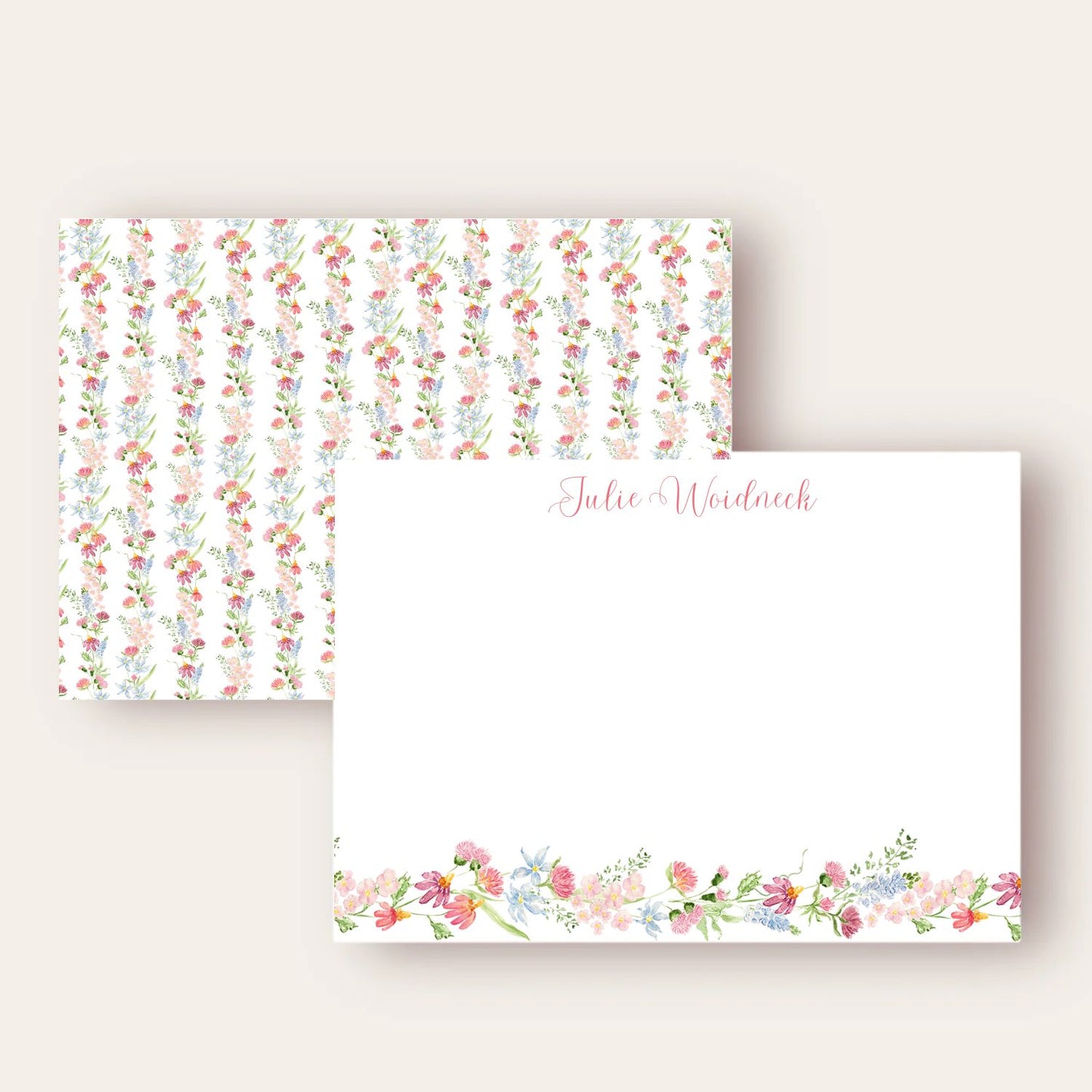 Spring Florals Stationery Set