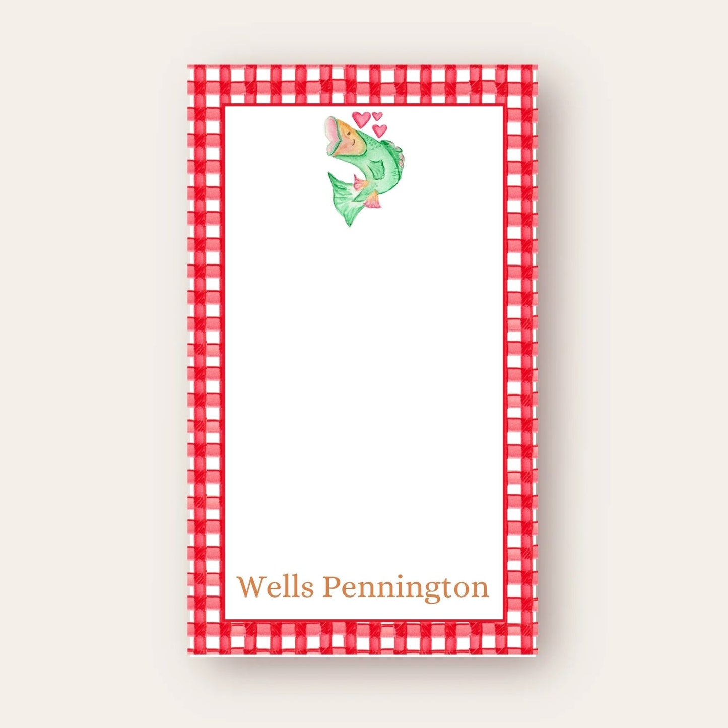 Something's Fishy Skinny Chunk Notepad