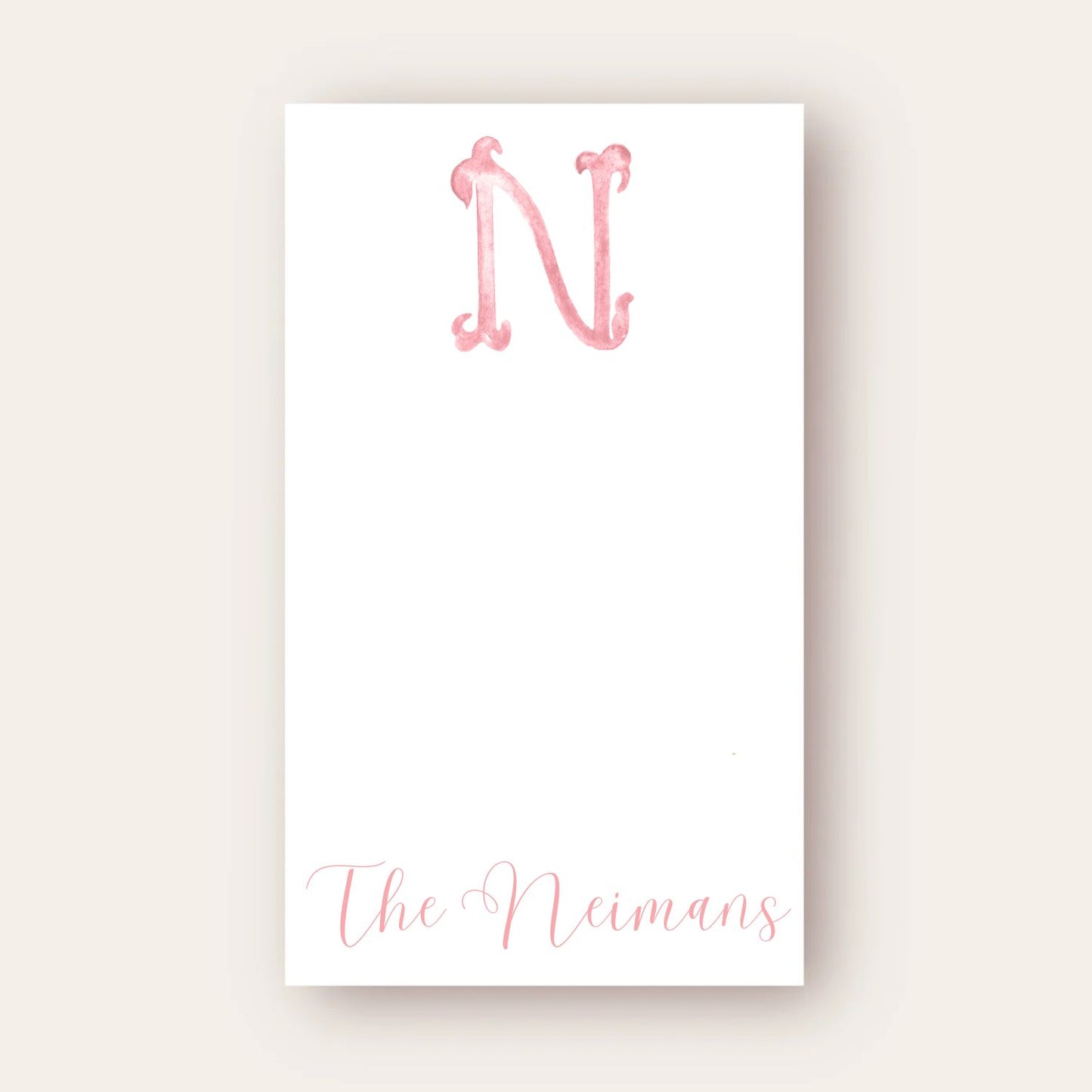 Monogram Skinny Chunk Notepad