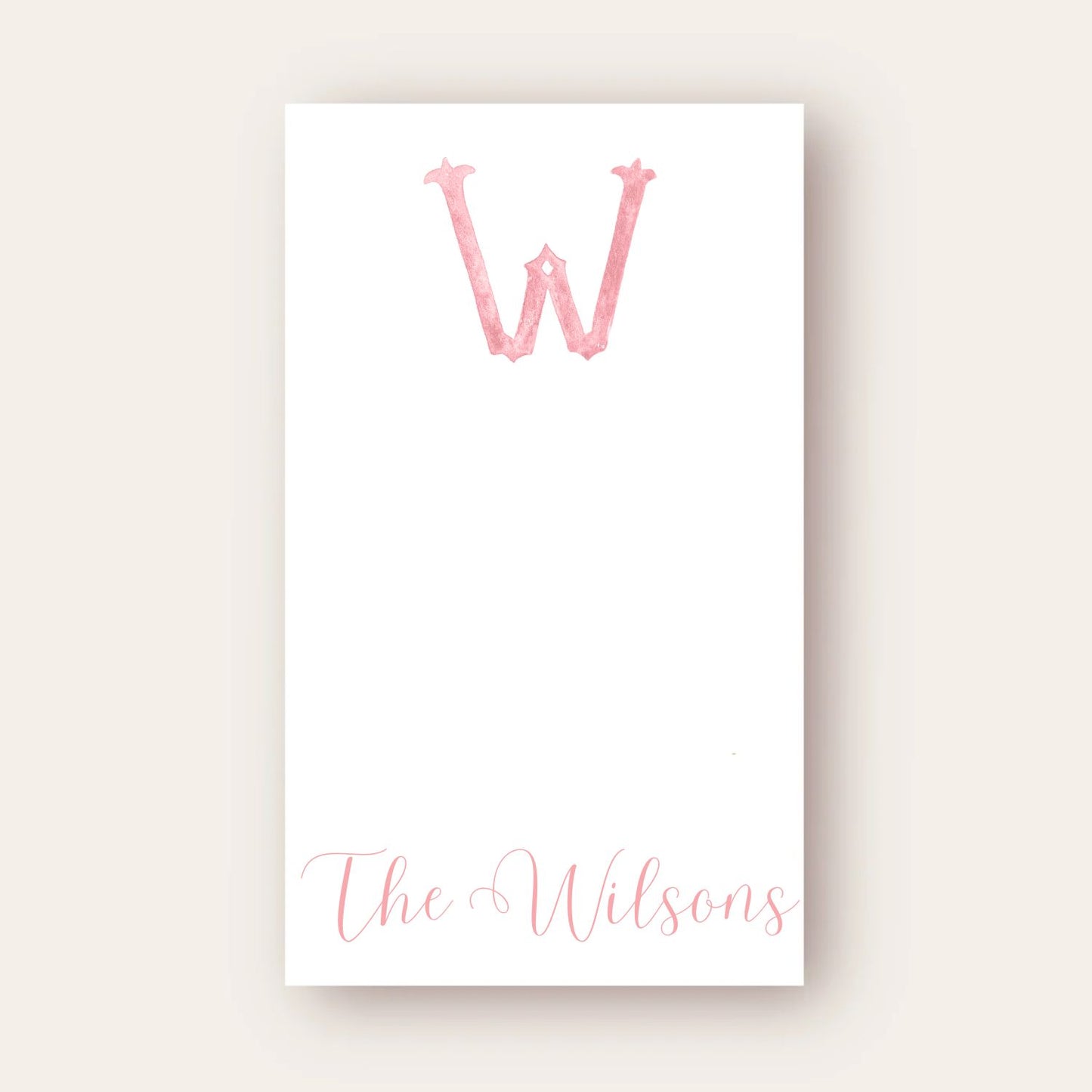 Monogram Skinny Chunk Notepad
